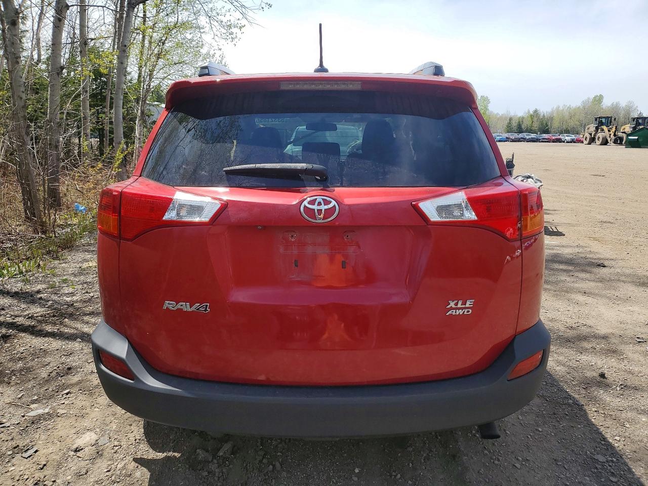 2014 Toyota Rav4 Xle Red vin: 2T3RFREV9EW191497