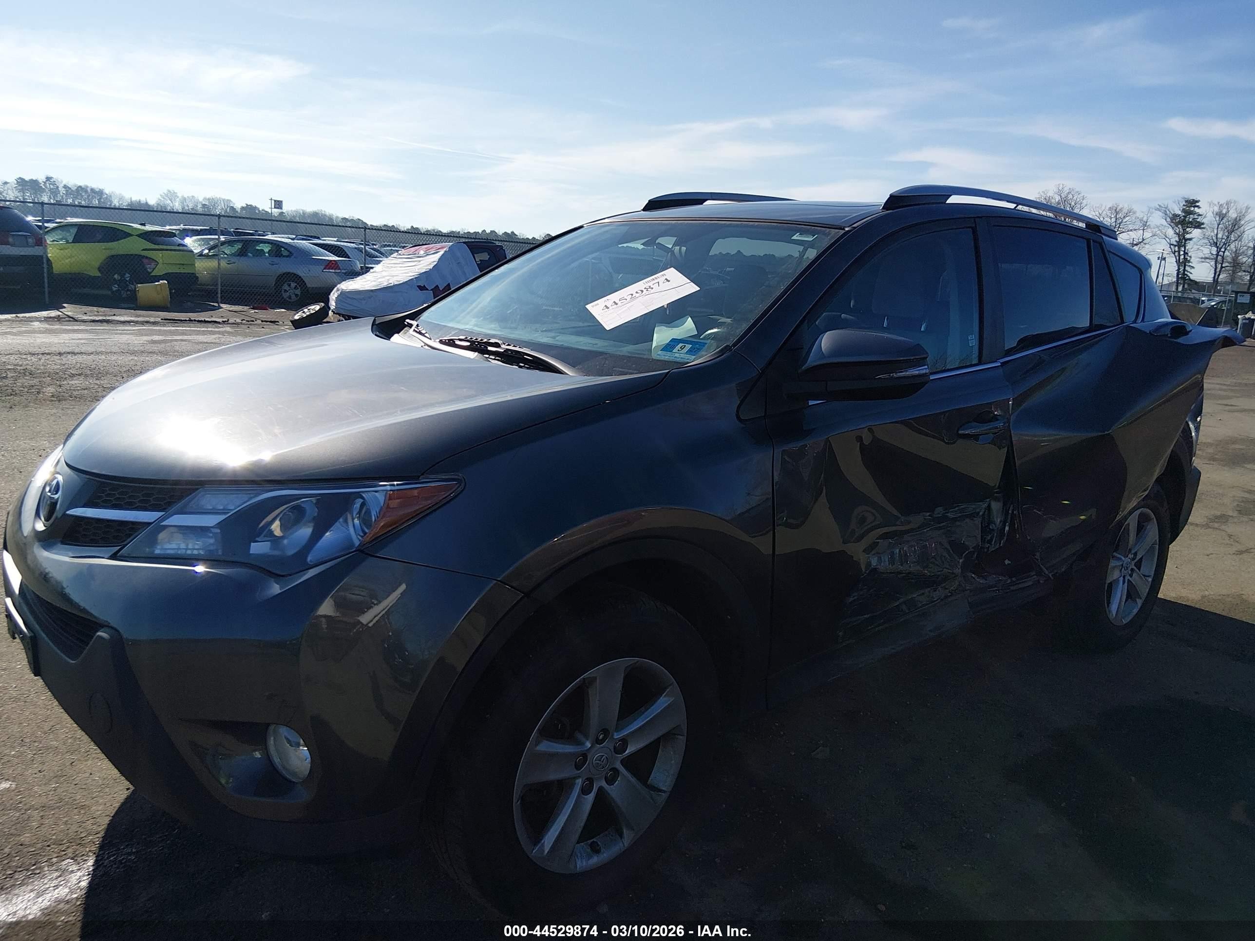 2014 Toyota Rav4 Xle Gray vin: 2T3RFREV9EW217659