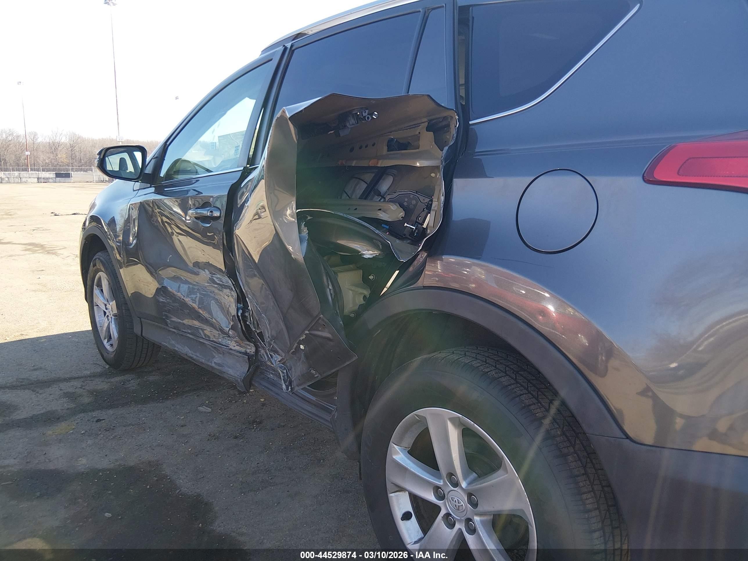 2014 Toyota Rav4 Xle Gray vin: 2T3RFREV9EW217659