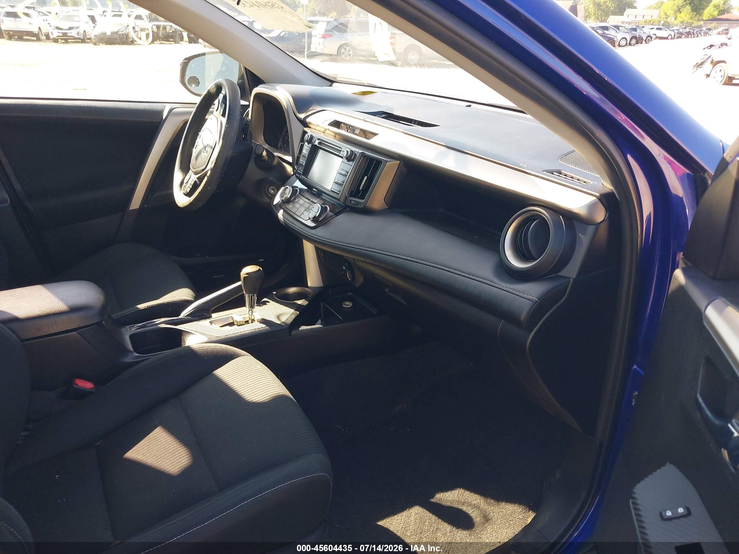 2015 Toyota Rav4 Xle Blue vin: 2T3RFREV9FW254132