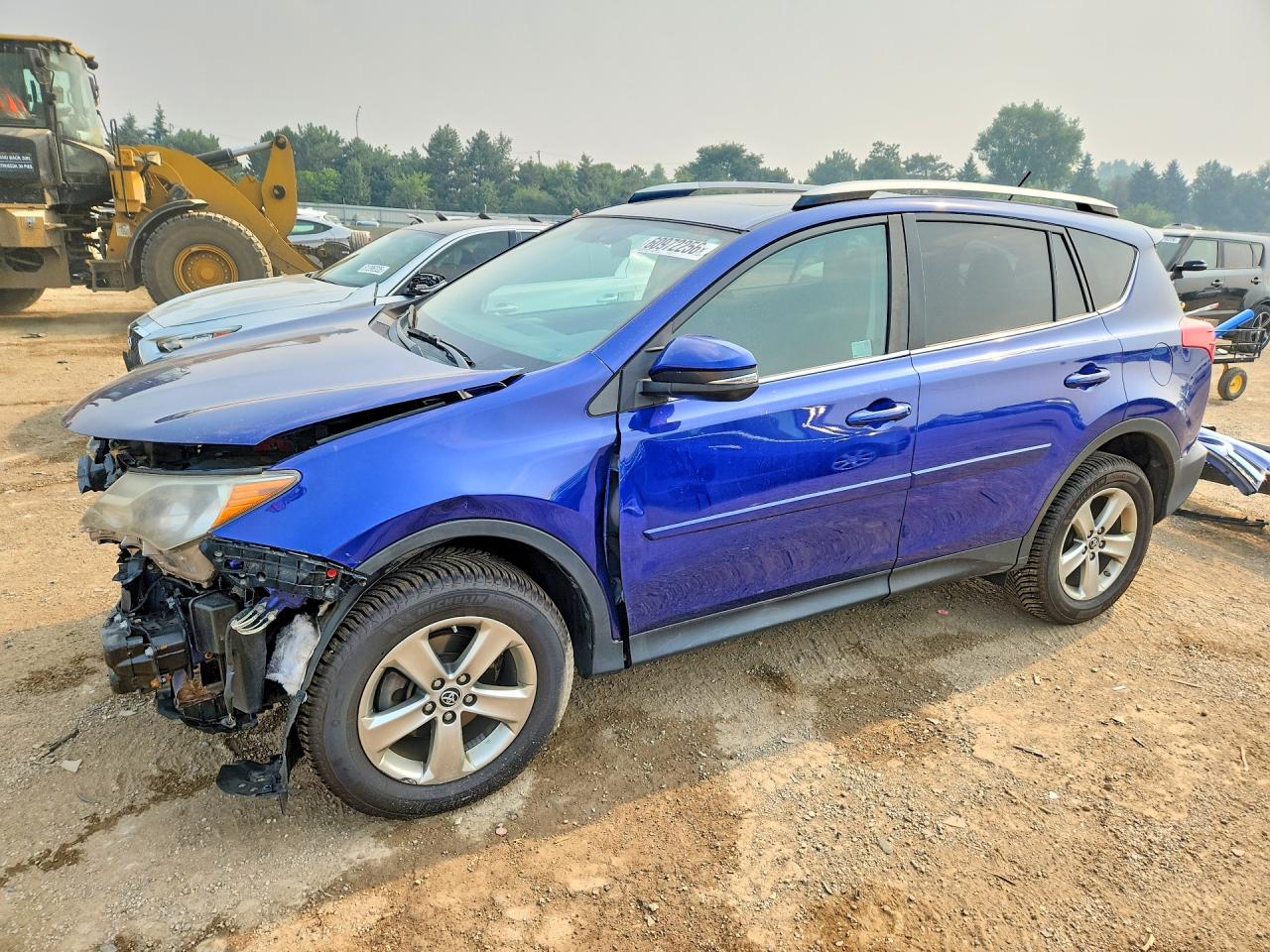 2015 Toyota Rav4 Xle Blue vin: 2T3RFREV9FW330822