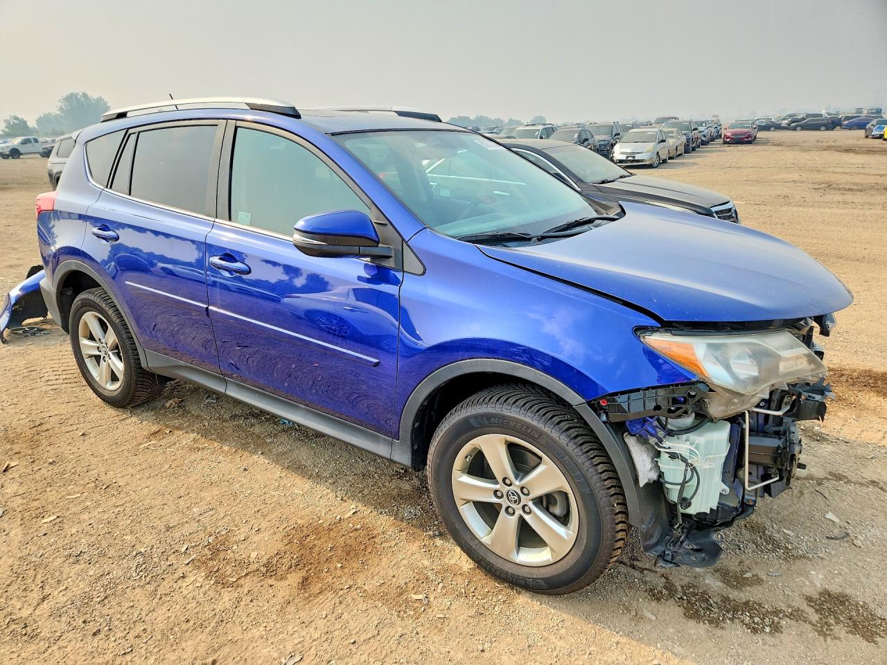 2015 Toyota Rav4 Xle Blue vin: 2T3RFREV9FW330822