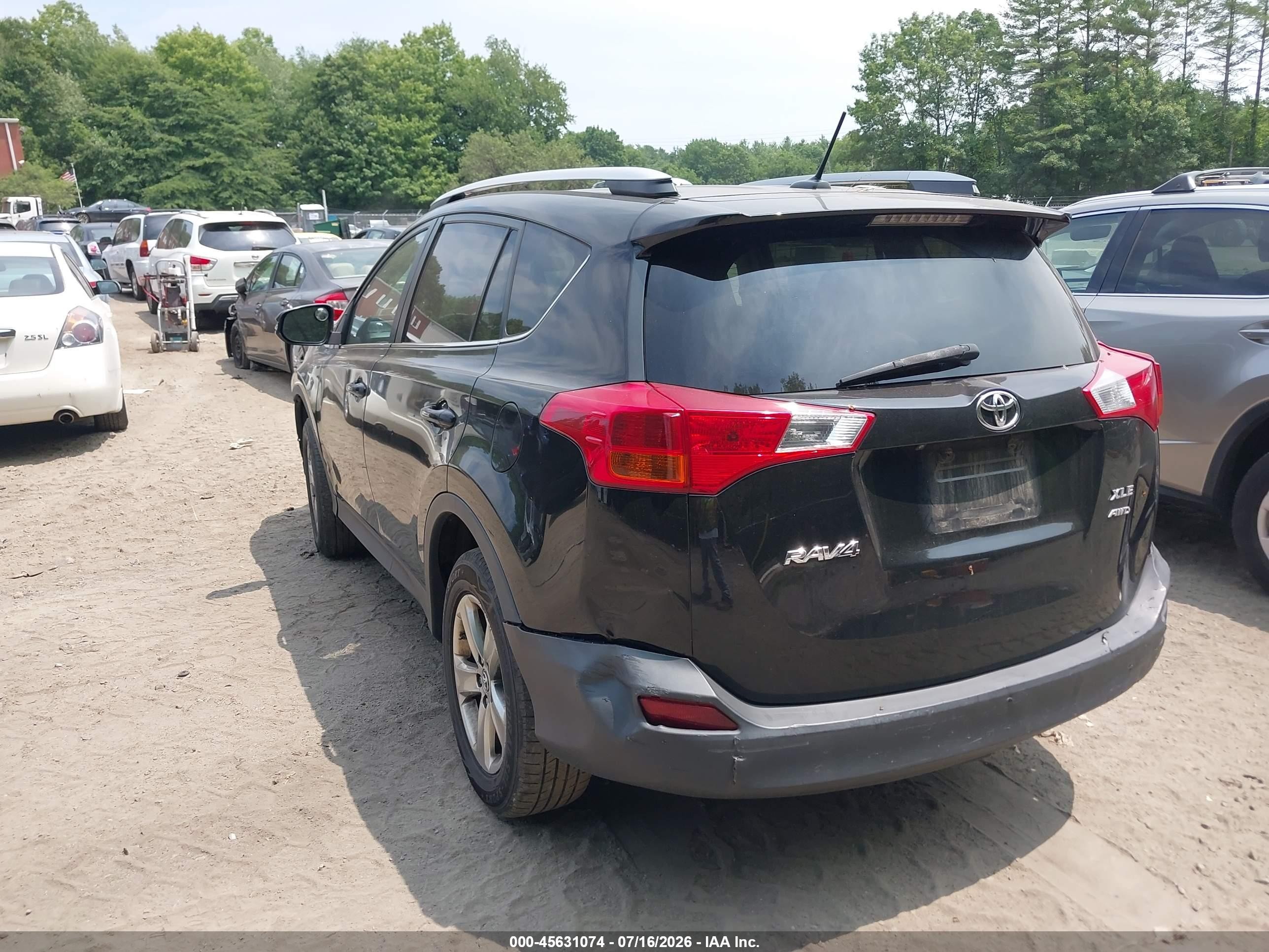 2015 Toyota Rav4 Xle Black vin: 2T3RFREV9FW335700