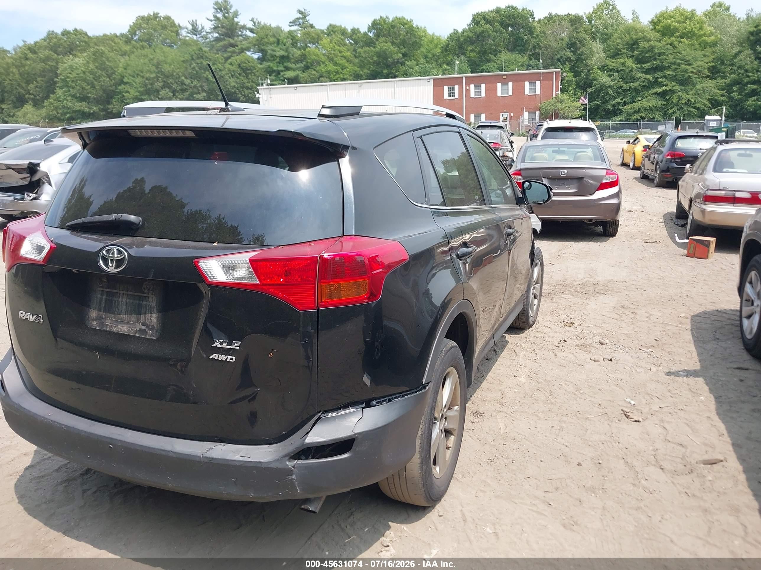 2015 Toyota Rav4 Xle Black vin: 2T3RFREV9FW335700