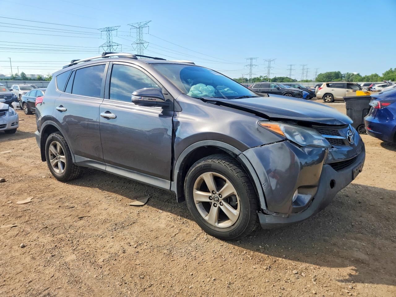 2015 Toyota Rav4 Xle Угольный vin: 2T3RFREV9FW337382