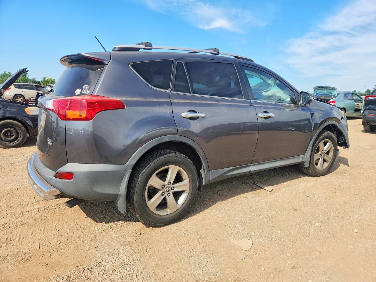 2015 Toyota Rav4 Xle Угольный vin: 2T3RFREV9FW337382