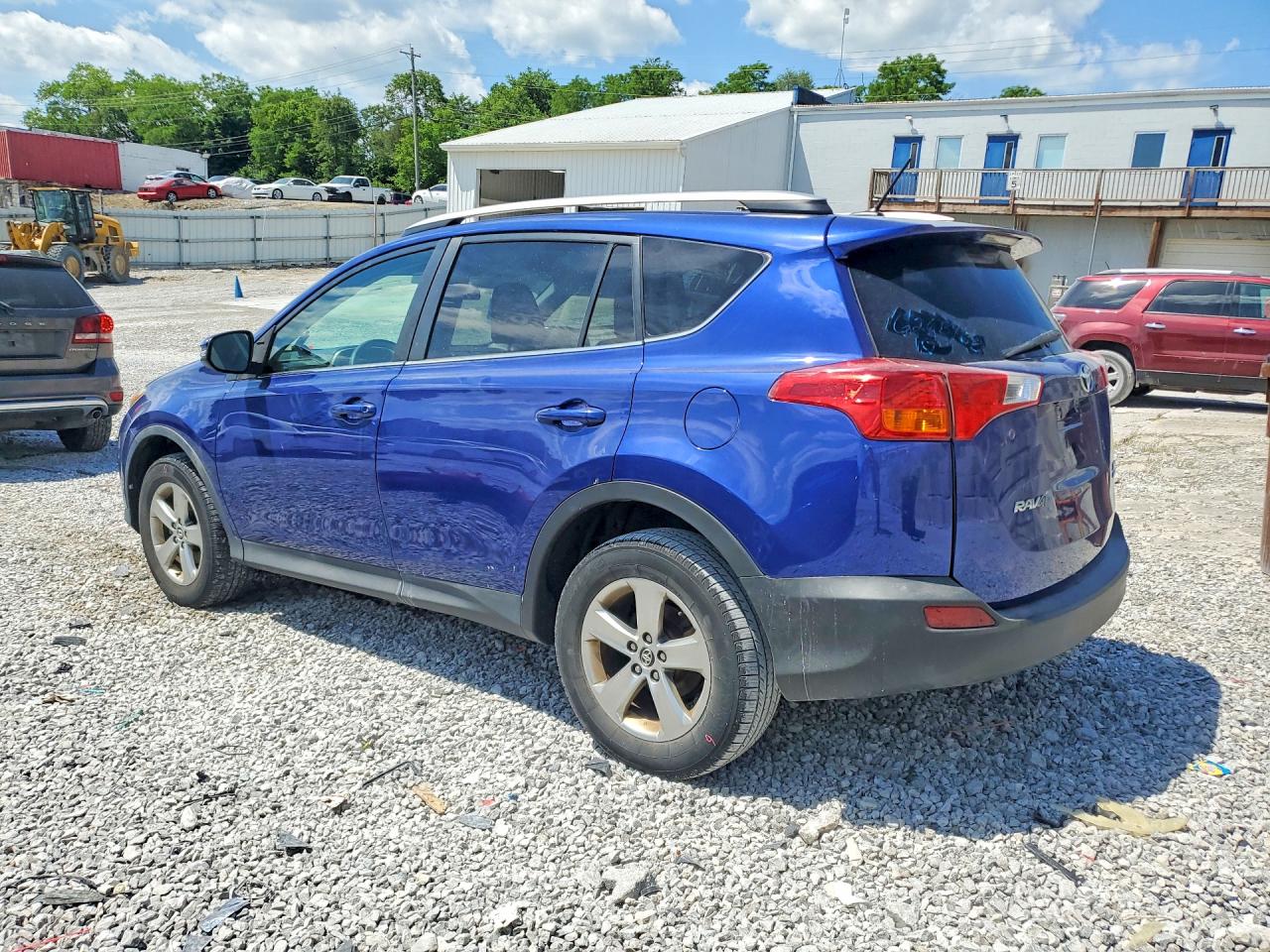 2015 Toyota Rav4 Xle Blue vin: 2T3RFREV9FW348317