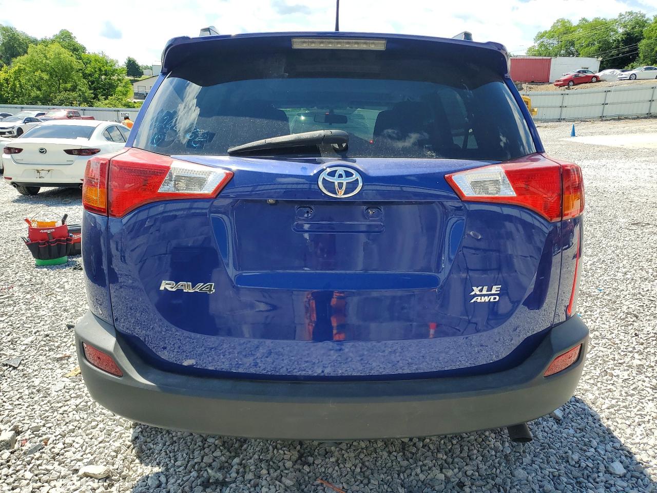 2015 Toyota Rav4 Xle Blue vin: 2T3RFREV9FW348317