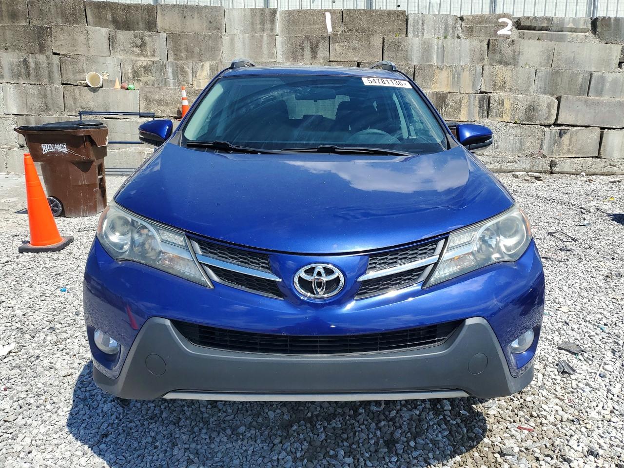 2015 Toyota Rav4 Xle Blue vin: 2T3RFREV9FW348317