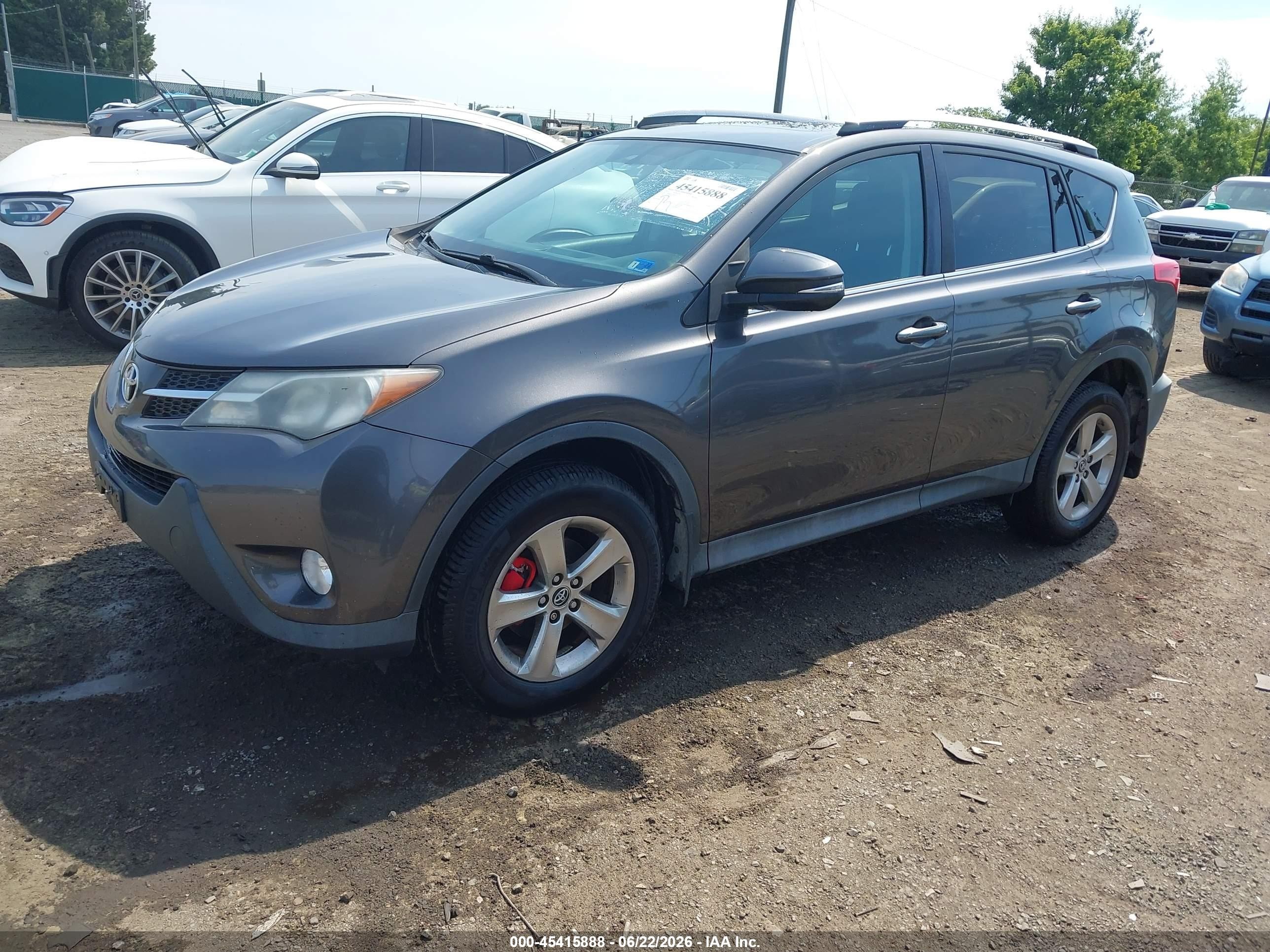 2015 Toyota Rav4 Xle Gray vin: 2T3RFREV9FW365229