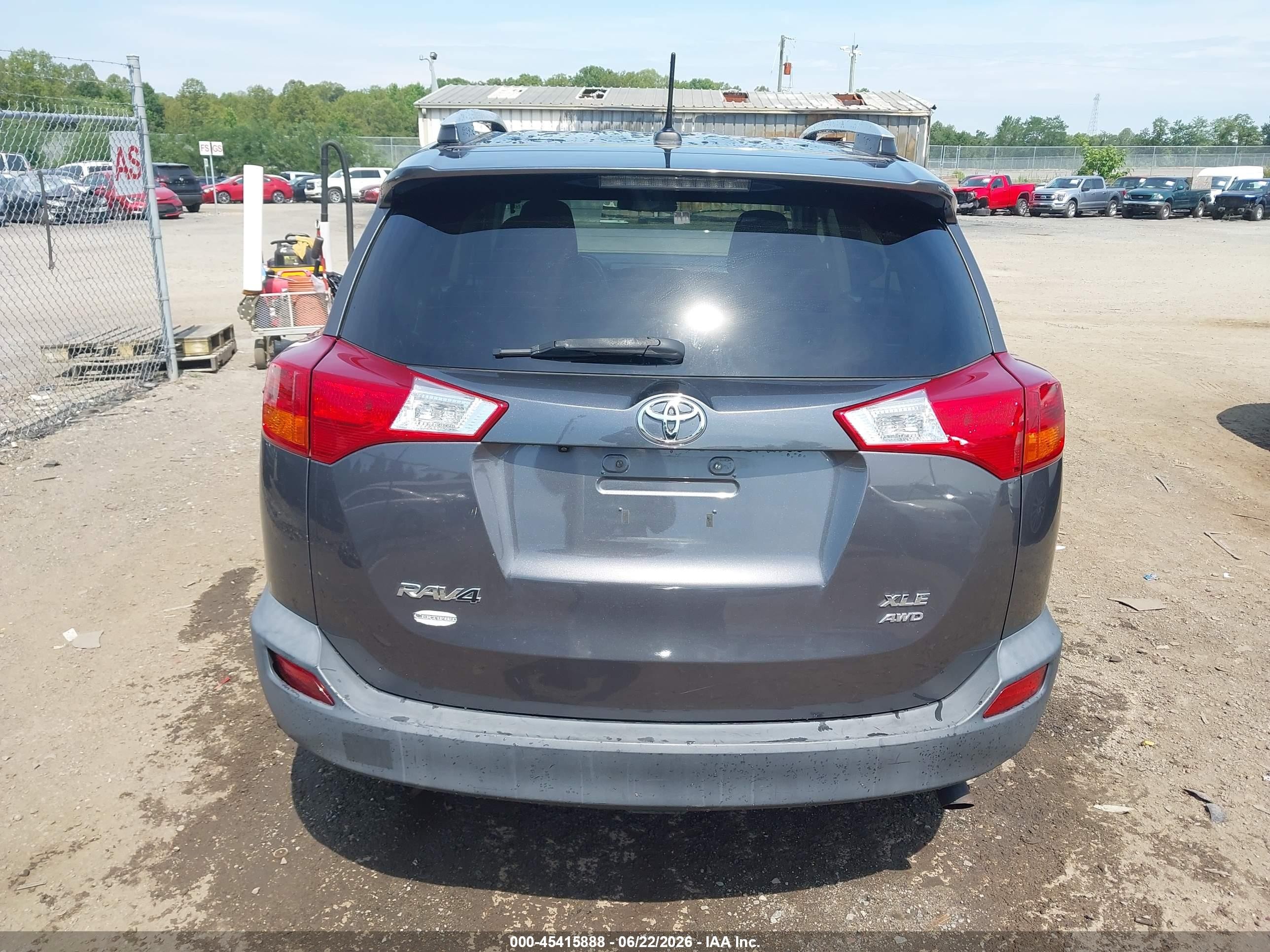 2015 Toyota Rav4 Xle Gray vin: 2T3RFREV9FW365229