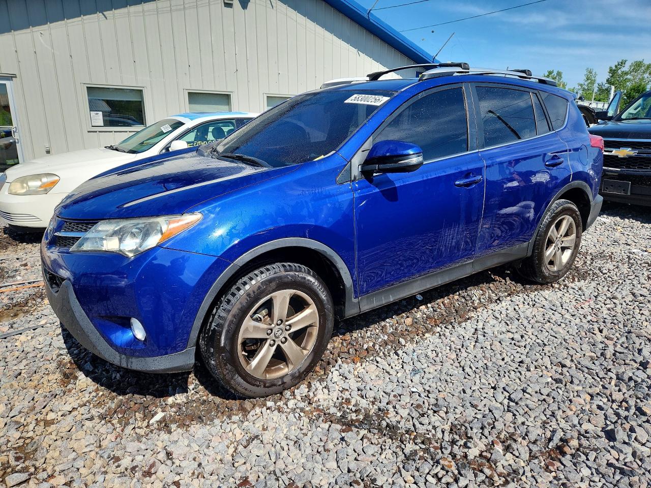 2015 Toyota Rav4 Xle Blue vin: 2T3RFREV9FW391054