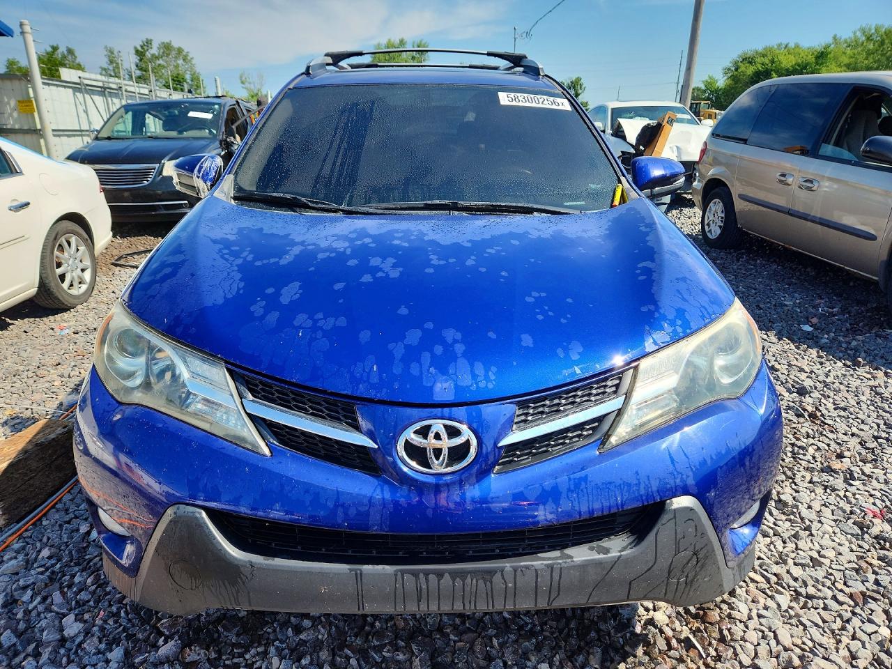 2015 Toyota Rav4 Xle Blue vin: 2T3RFREV9FW391054