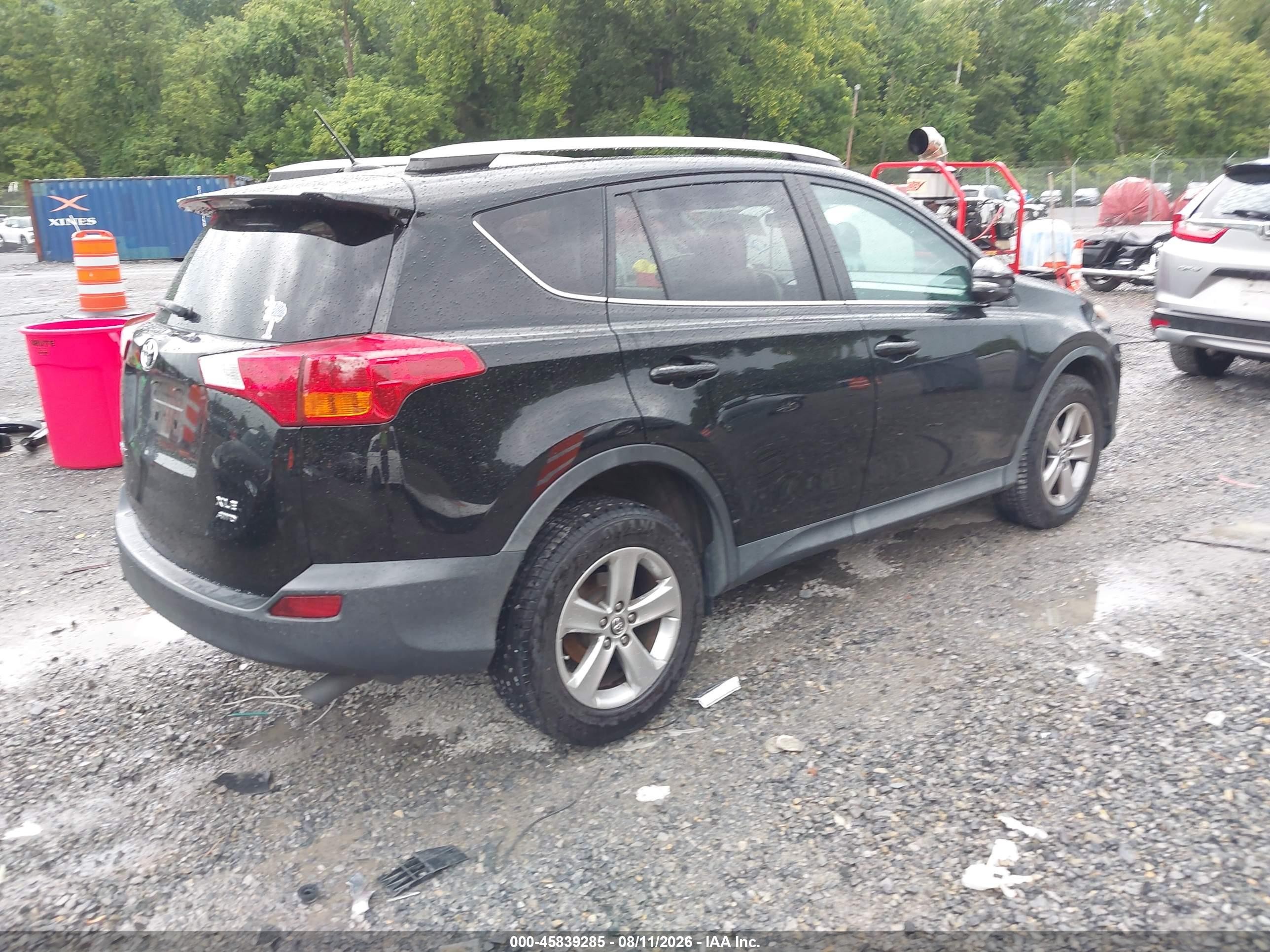 2015 Toyota Rav4 Xle Black vin: 2T3RFREV9FW397727