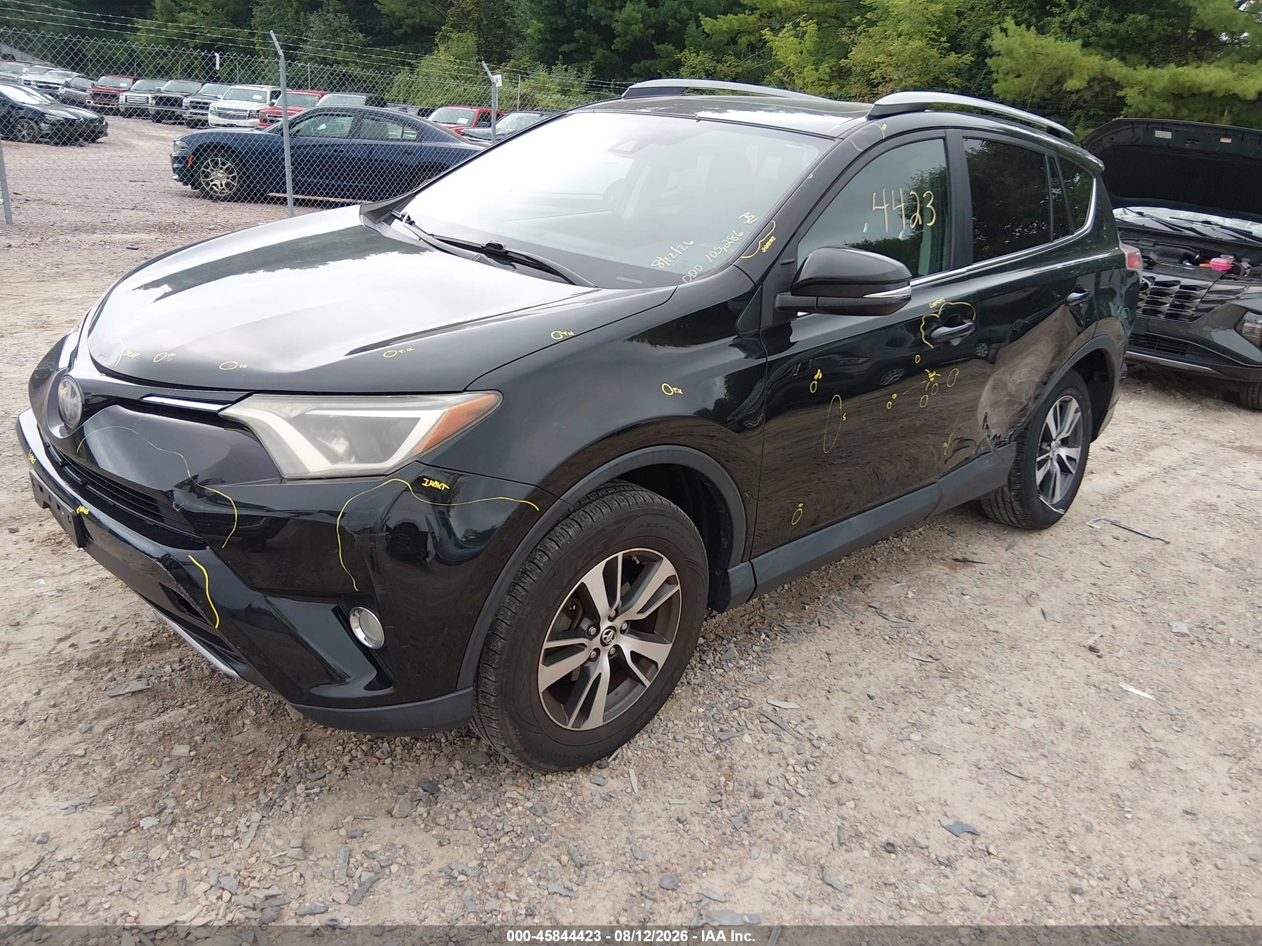 2017 Toyota Rav4 Xle Black vin: 2T3RFREV9HW560573