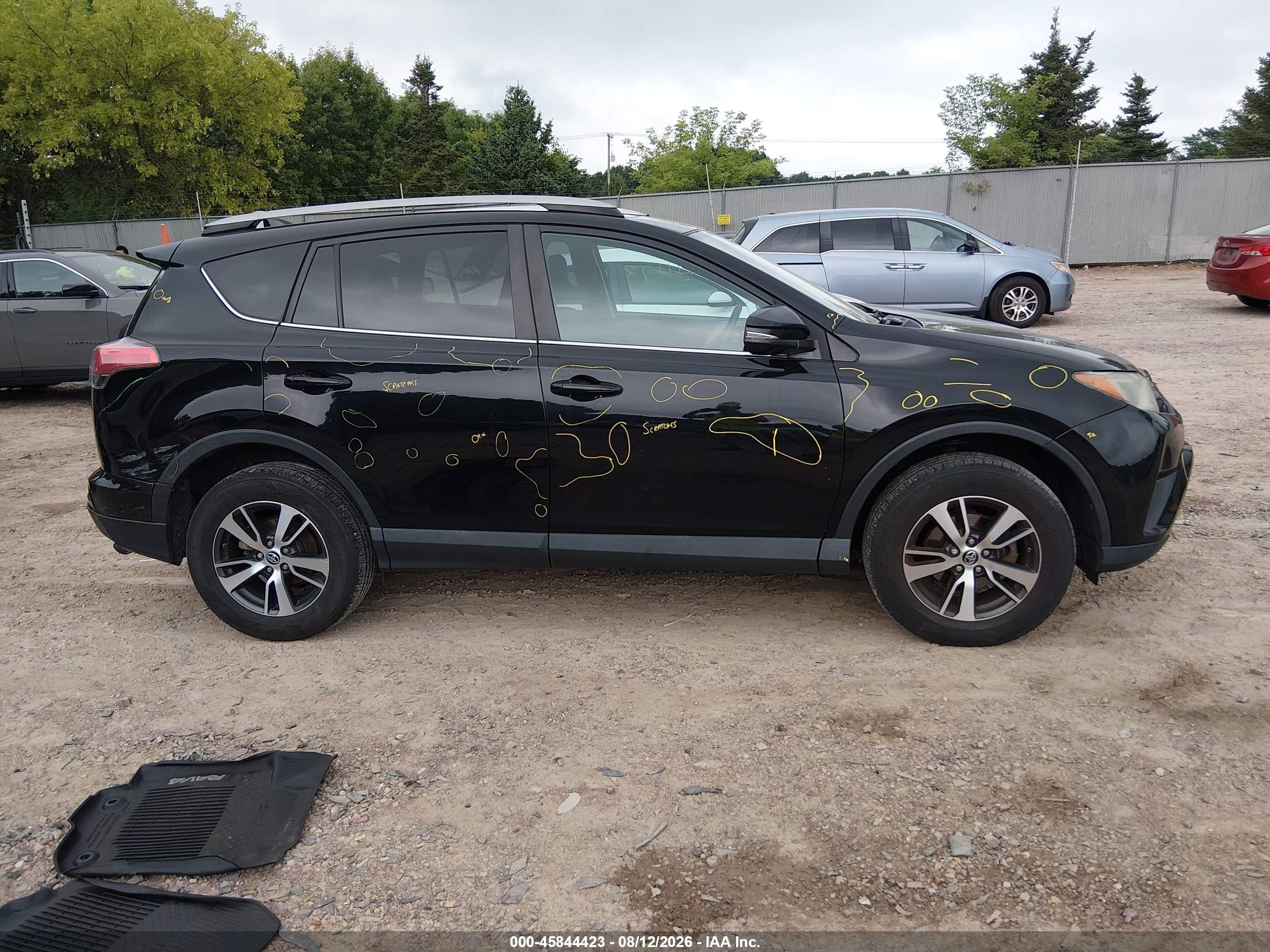 2017 Toyota Rav4 Xle Black vin: 2T3RFREV9HW560573