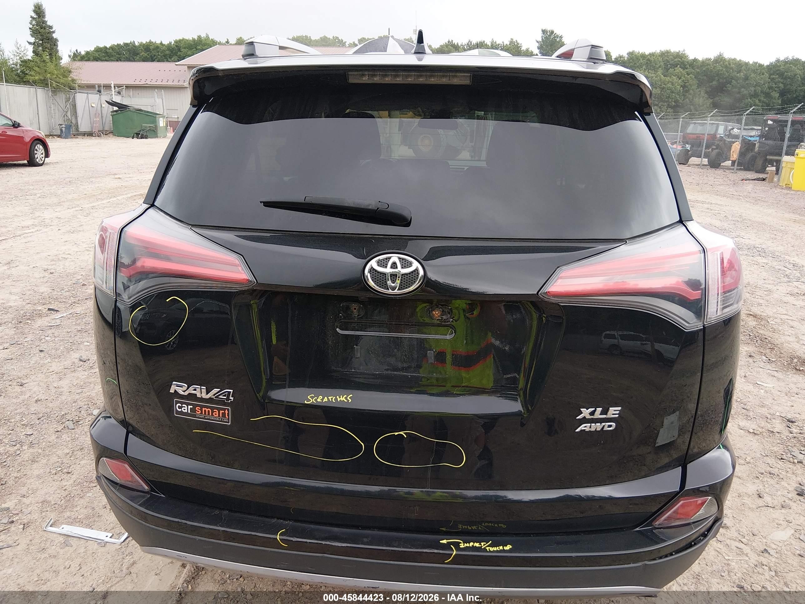 2017 Toyota Rav4 Xle Black vin: 2T3RFREV9HW560573