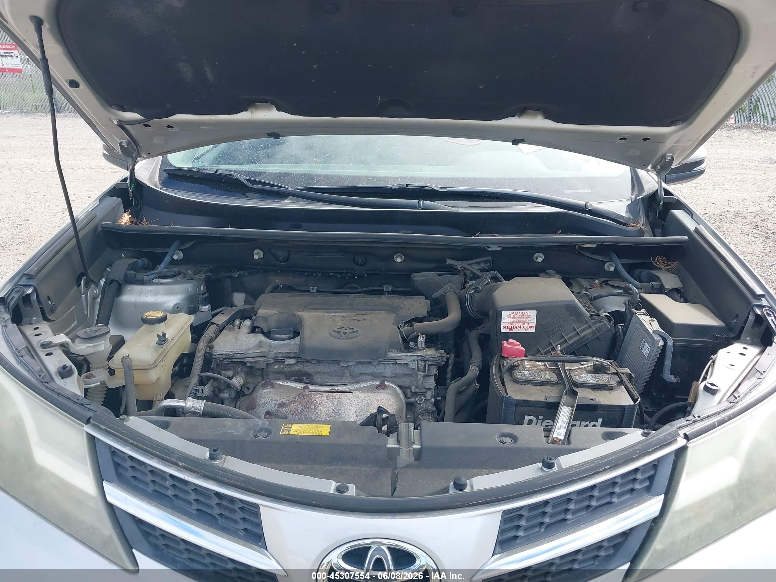 2013 Toyota Rav4 Xle Silver vin: 2T3RFREVXDW008302
