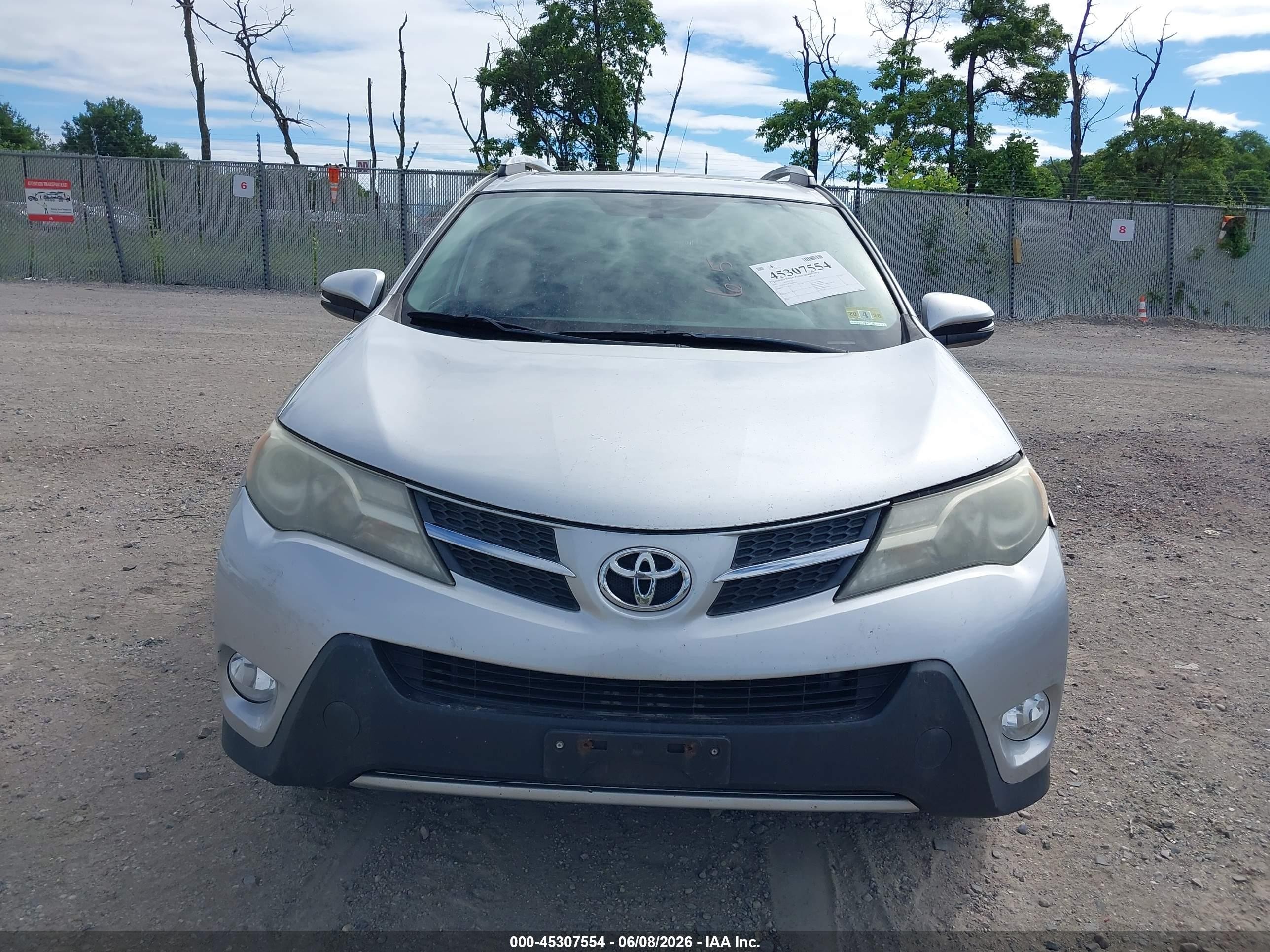 2013 Toyota Rav4 Xle Silver vin: 2T3RFREVXDW008302