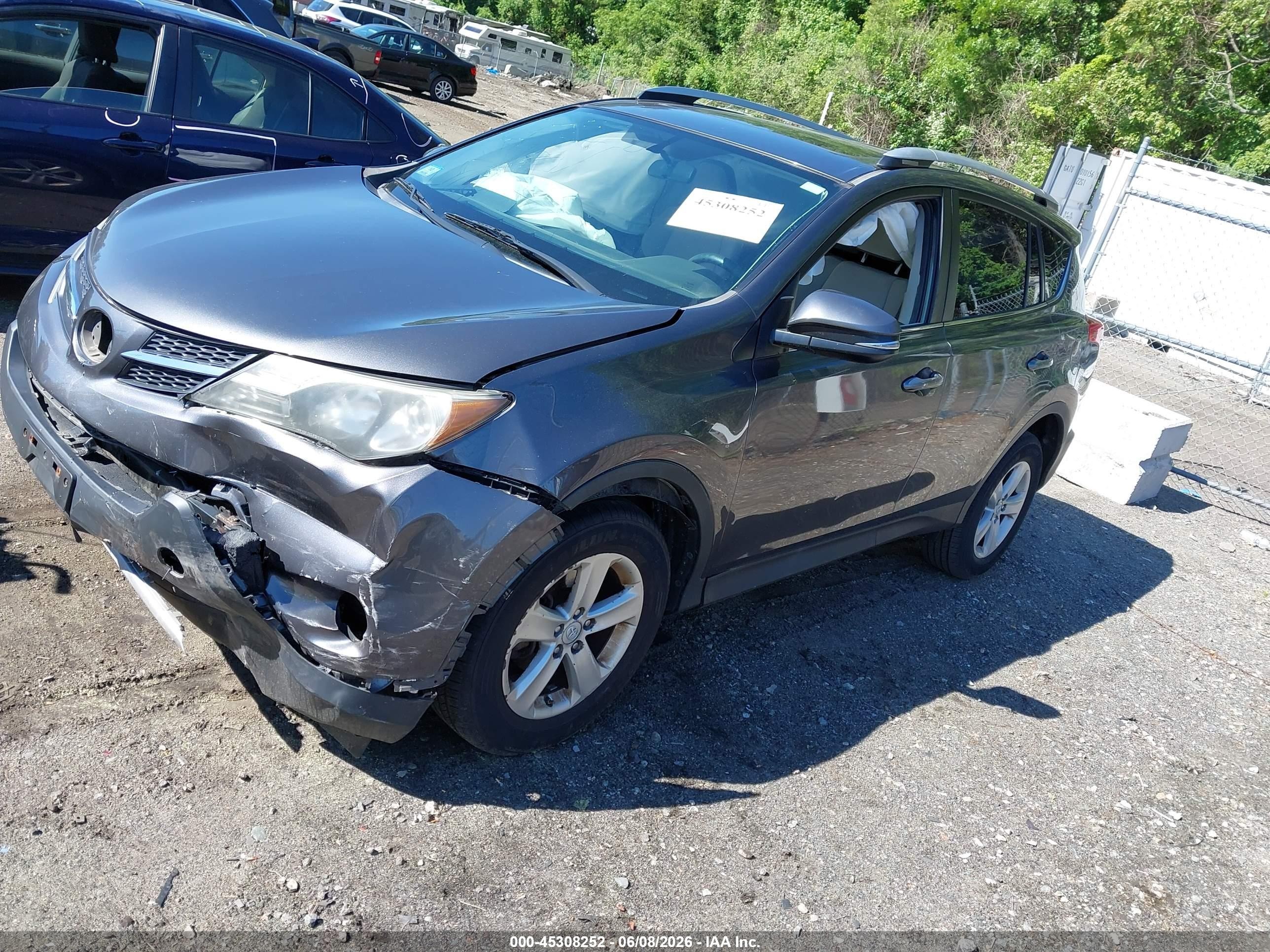 2013 Toyota Rav4 Xle Gray vin: 2T3RFREVXDW039209