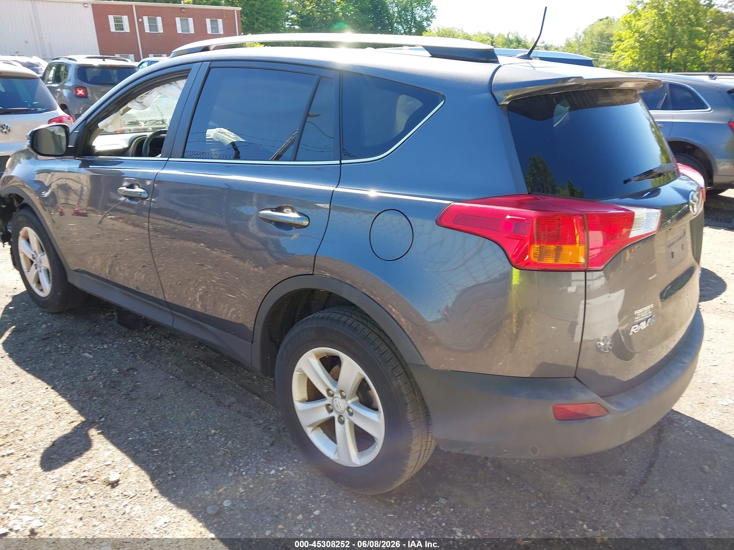2013 Toyota Rav4 Xle Gray vin: 2T3RFREVXDW039209
