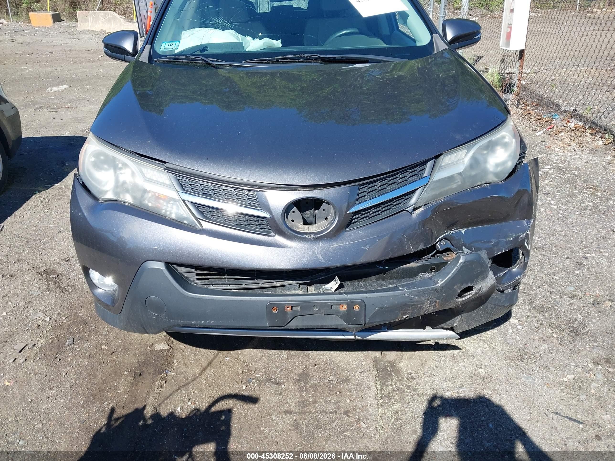 2013 Toyota Rav4 Xle Gray vin: 2T3RFREVXDW039209