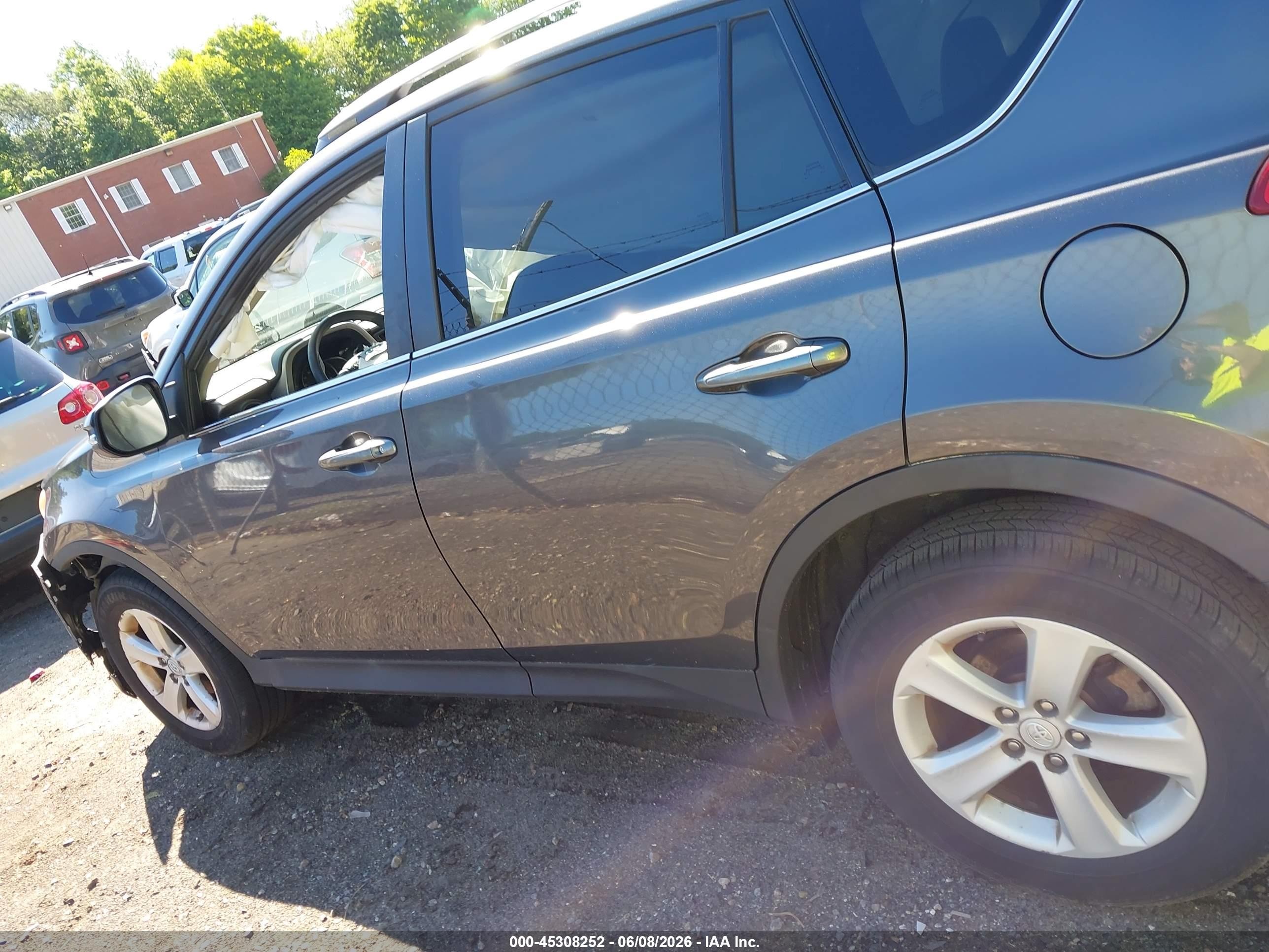 2013 Toyota Rav4 Xle Gray vin: 2T3RFREVXDW039209