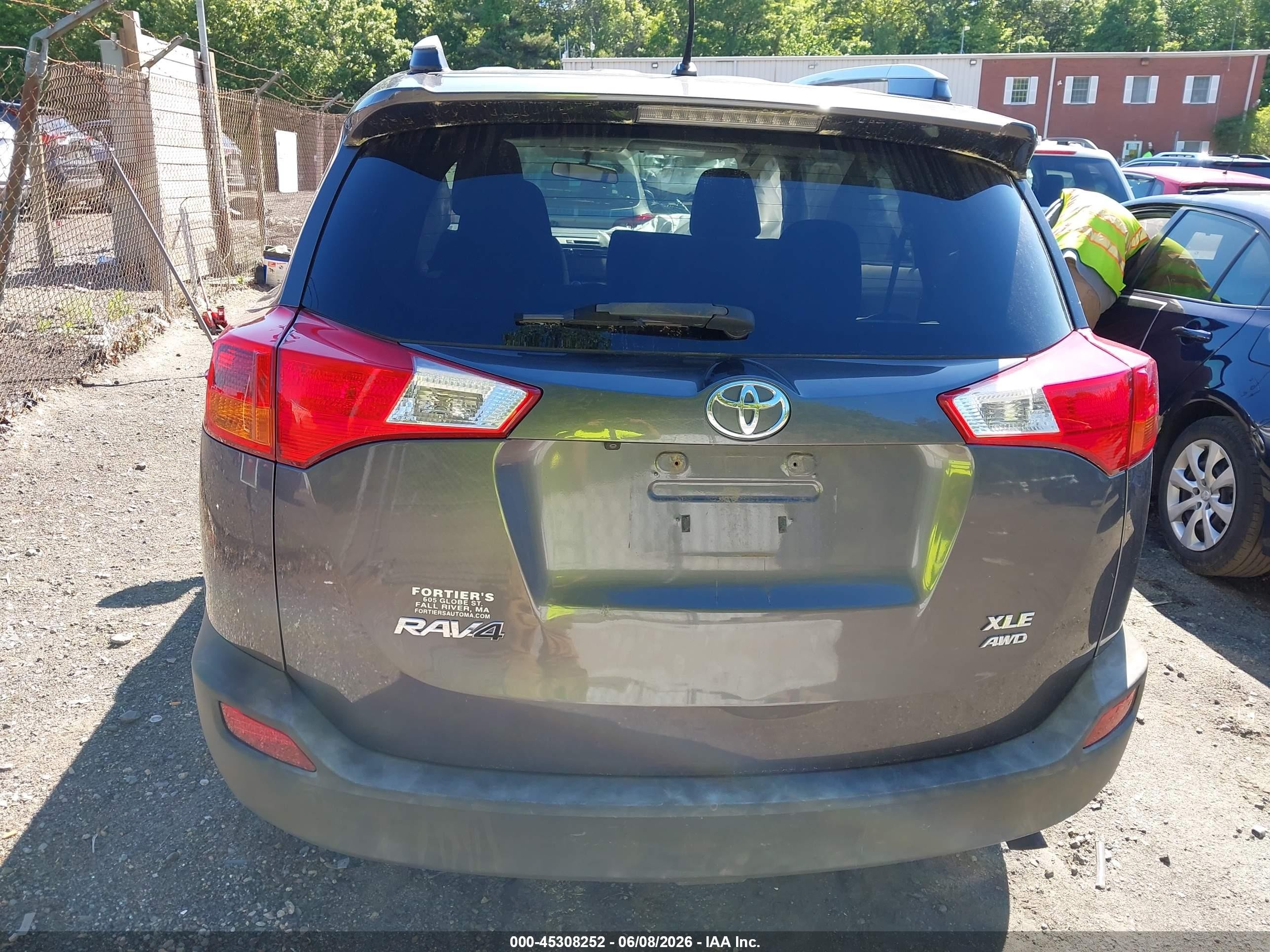 2013 Toyota Rav4 Xle Gray vin: 2T3RFREVXDW039209