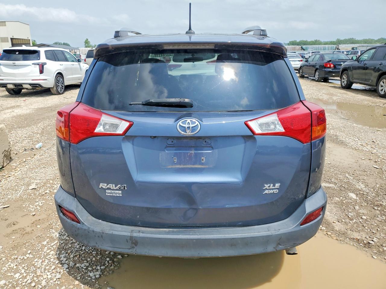 2013 Toyota Rav4 Xle Blue vin: 2T3RFREVXDW039579