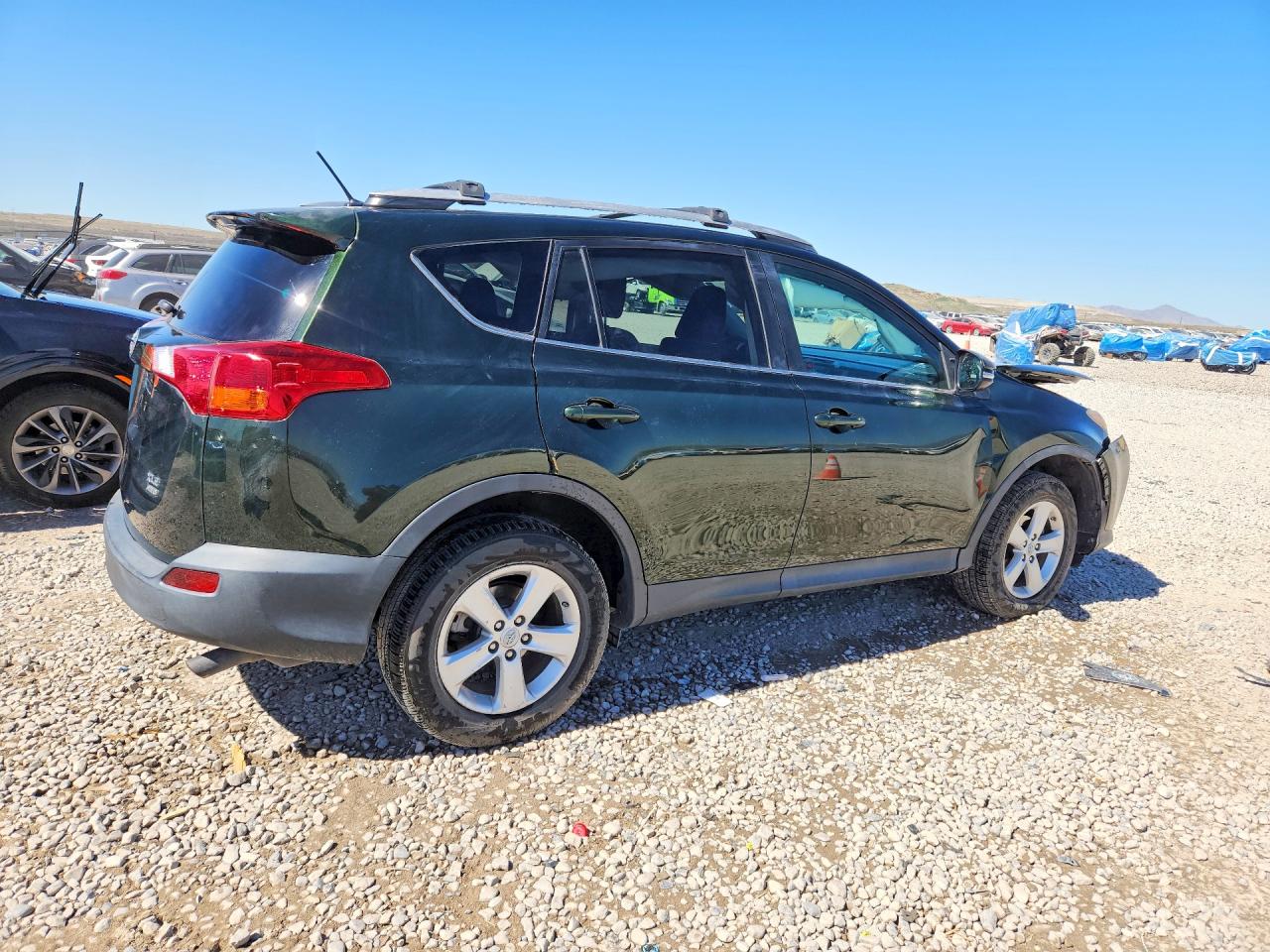 2013 Toyota Rav4 Xle Green vin: 2T3RFREVXDW057399
