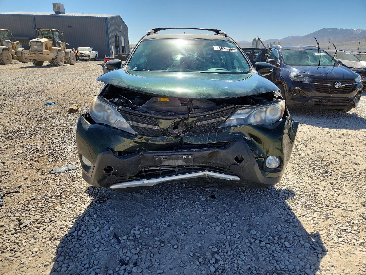2013 Toyota Rav4 Xle Green vin: 2T3RFREVXDW057399
