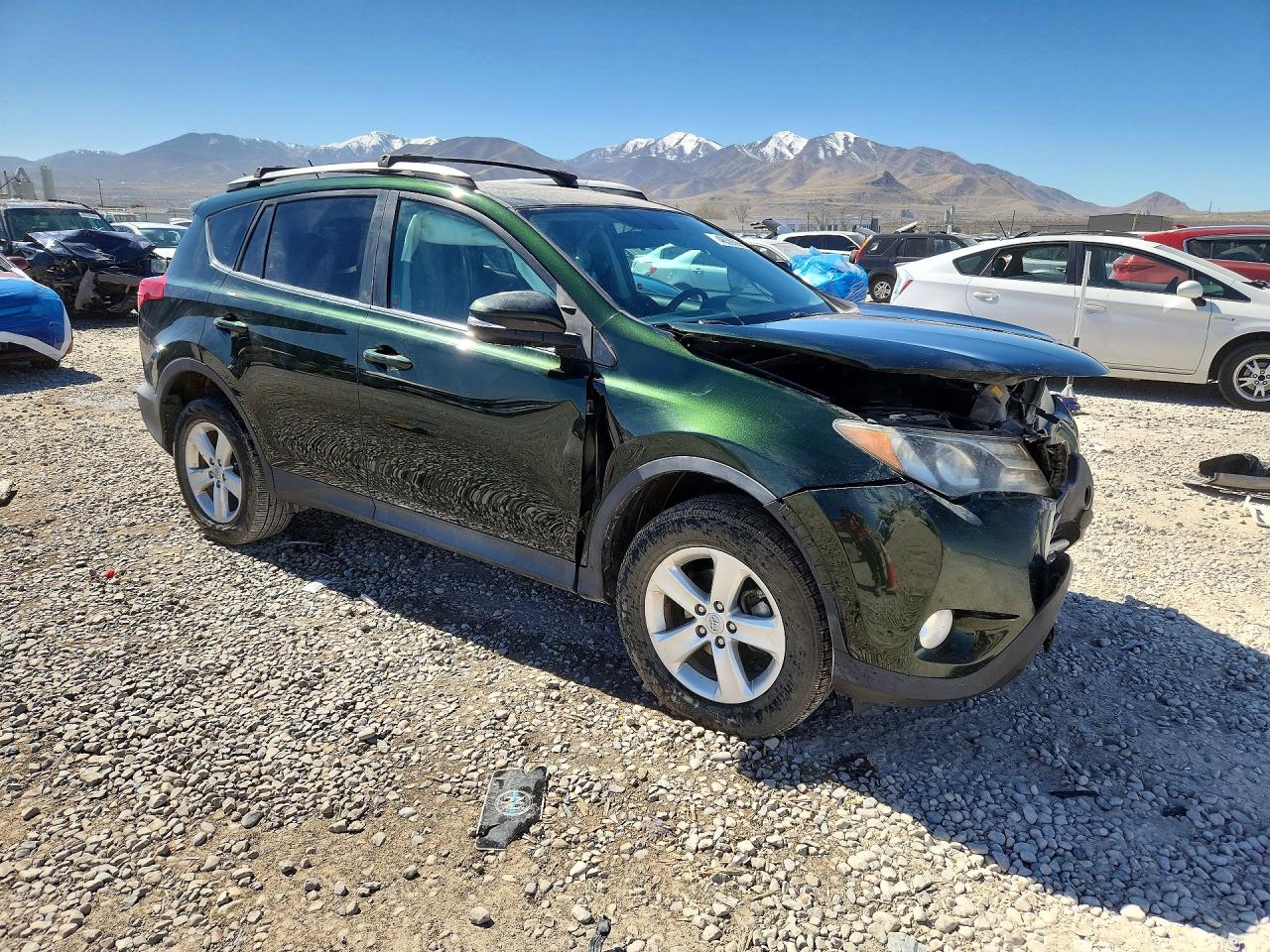 2013 Toyota Rav4 Xle Green vin: 2T3RFREVXDW057399
