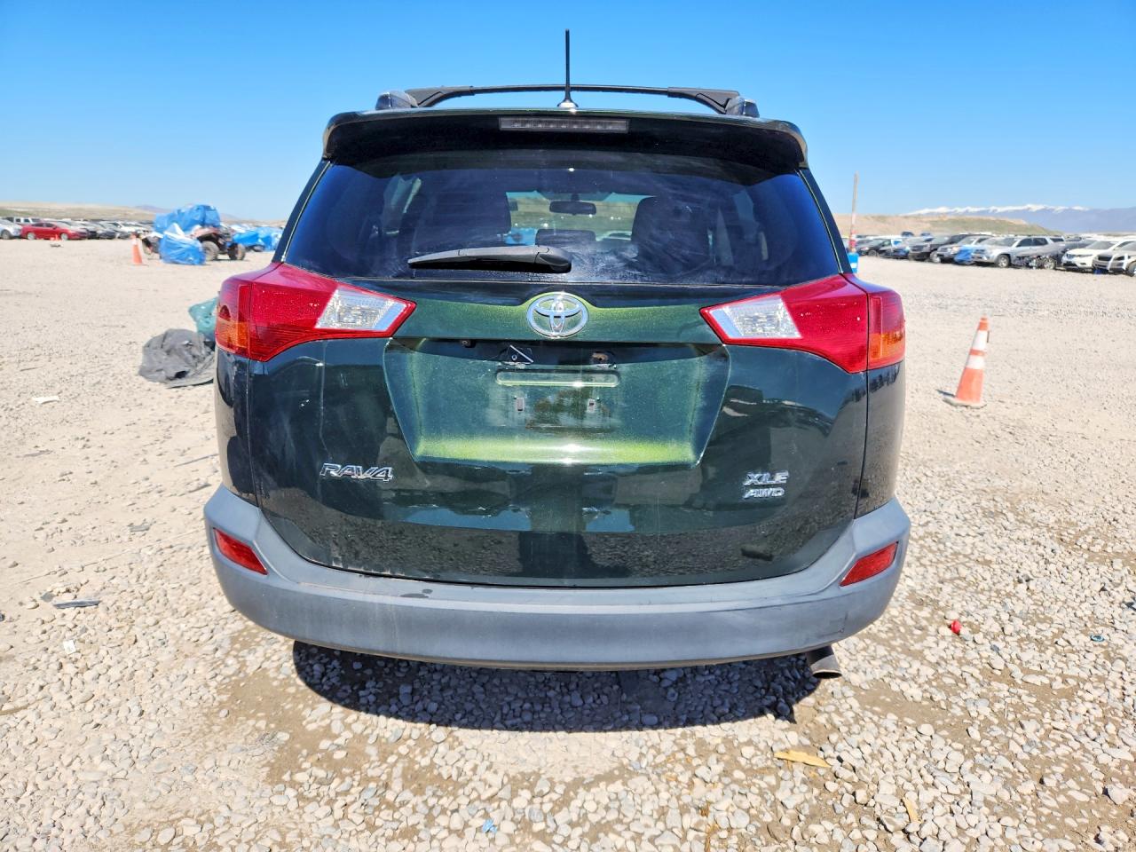 2013 Toyota Rav4 Xle Green vin: 2T3RFREVXDW057399