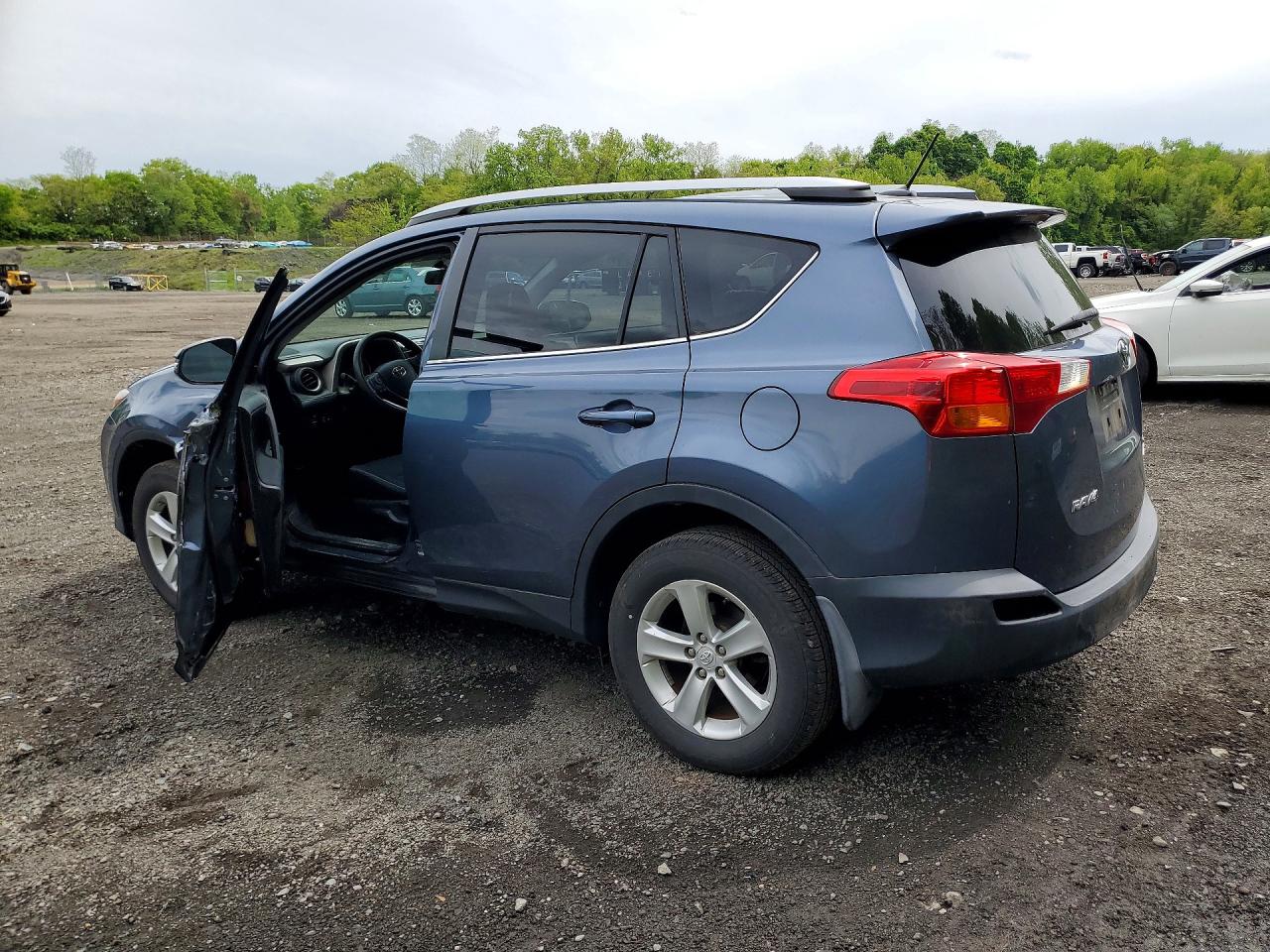 2013 Toyota Rav4 Xle Blue vin: 2T3RFREVXDW089575