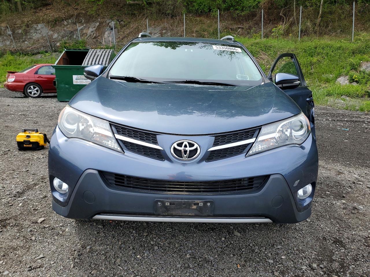 2013 Toyota Rav4 Xle Blue vin: 2T3RFREVXDW089575