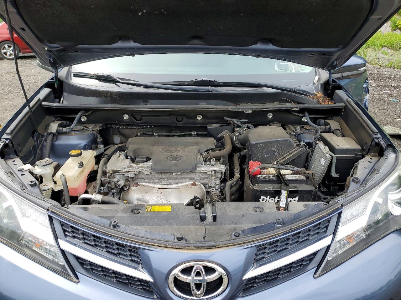 2013 Toyota Rav4 Xle Blue vin: 2T3RFREVXDW089575