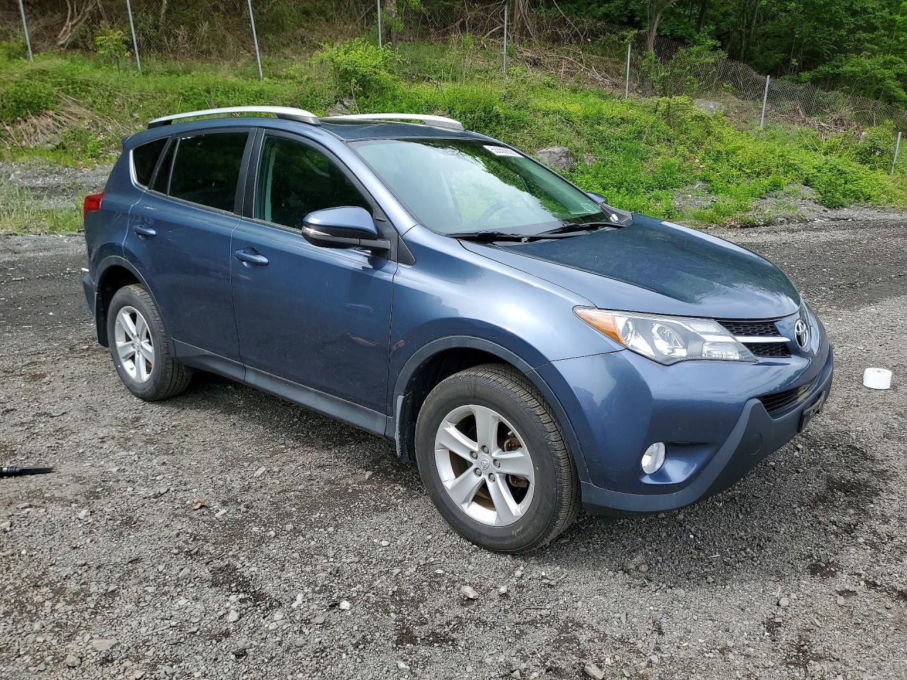 2013 Toyota Rav4 Xle Blue vin: 2T3RFREVXDW089575