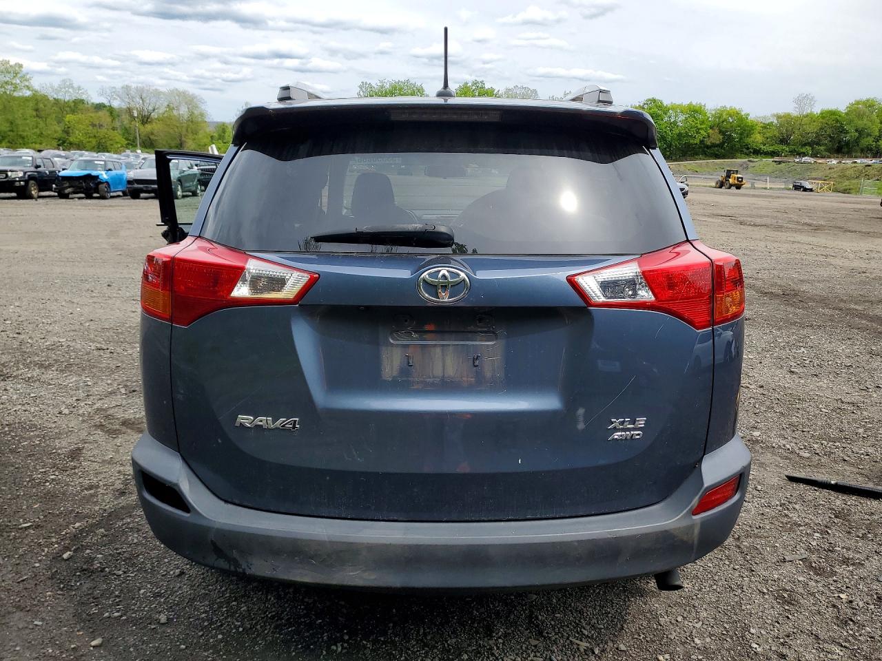 2013 Toyota Rav4 Xle Blue vin: 2T3RFREVXDW089575
