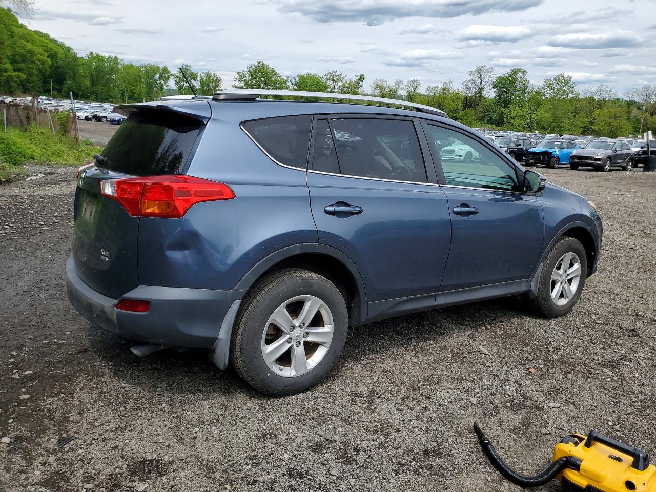 2013 Toyota Rav4 Xle Blue vin: 2T3RFREVXDW089575