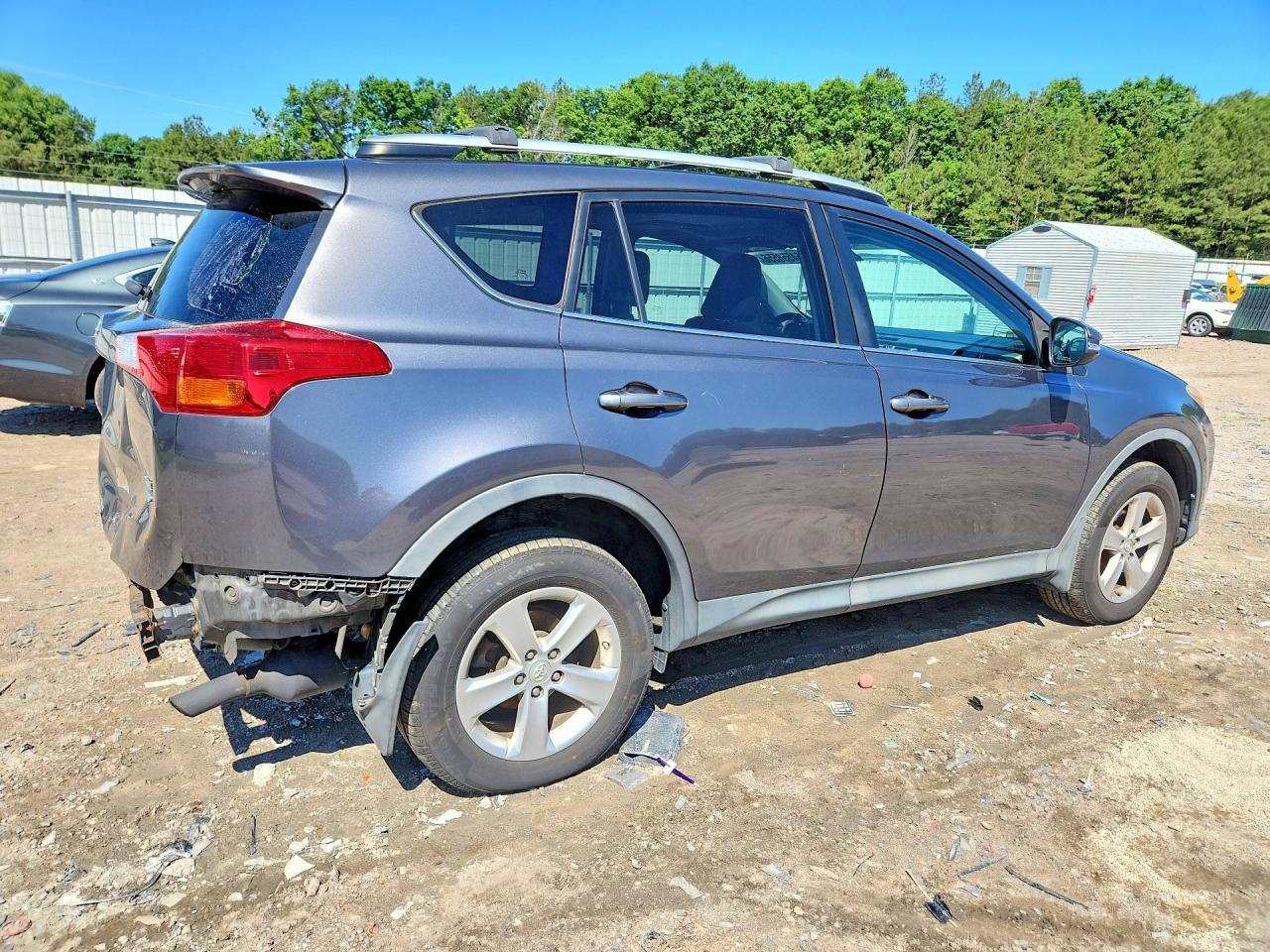 2013 Toyota Rav4 Xle Gray vin: 2T3RFREVXDW106701