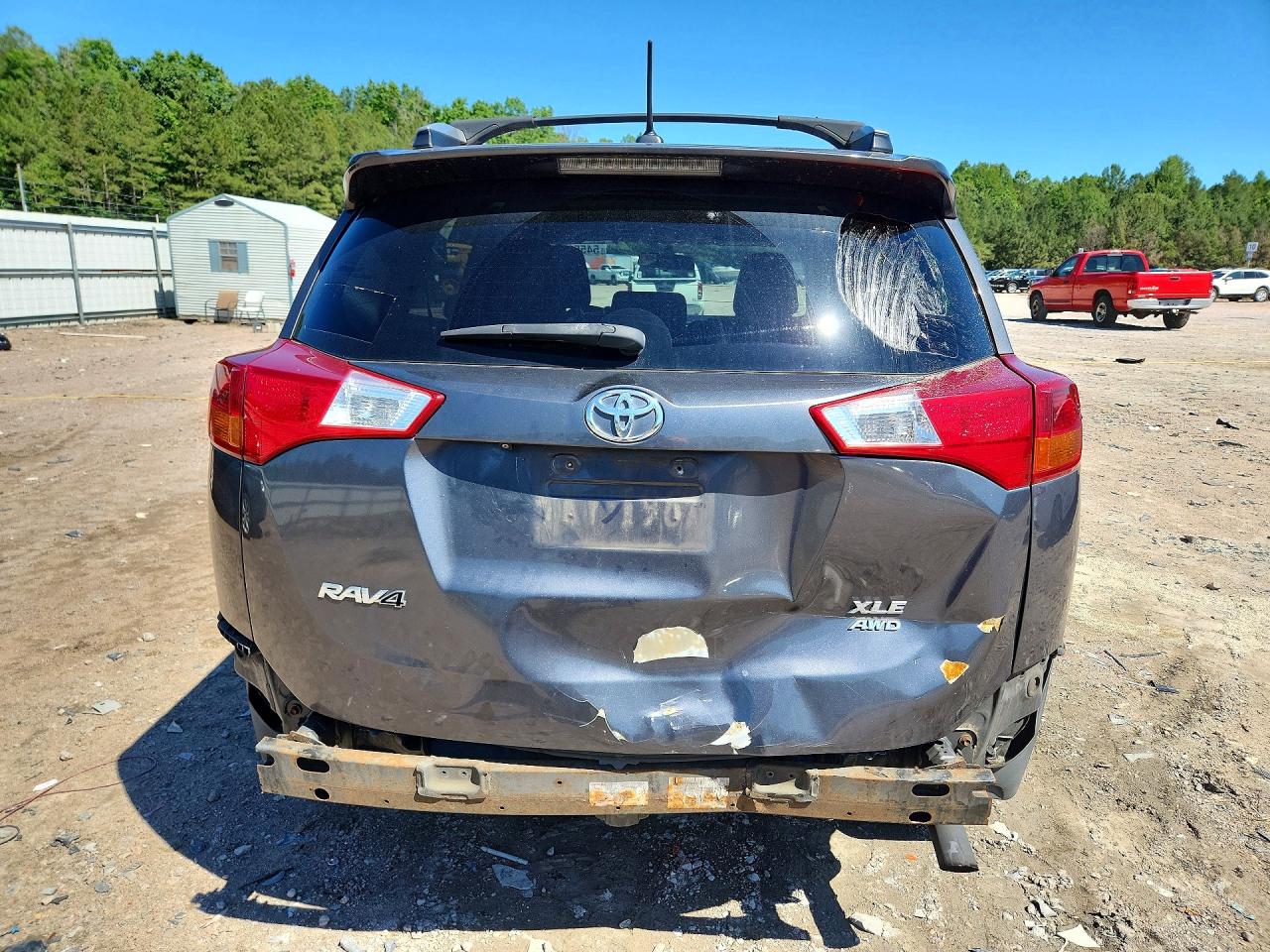 2013 Toyota Rav4 Xle Gray vin: 2T3RFREVXDW106701