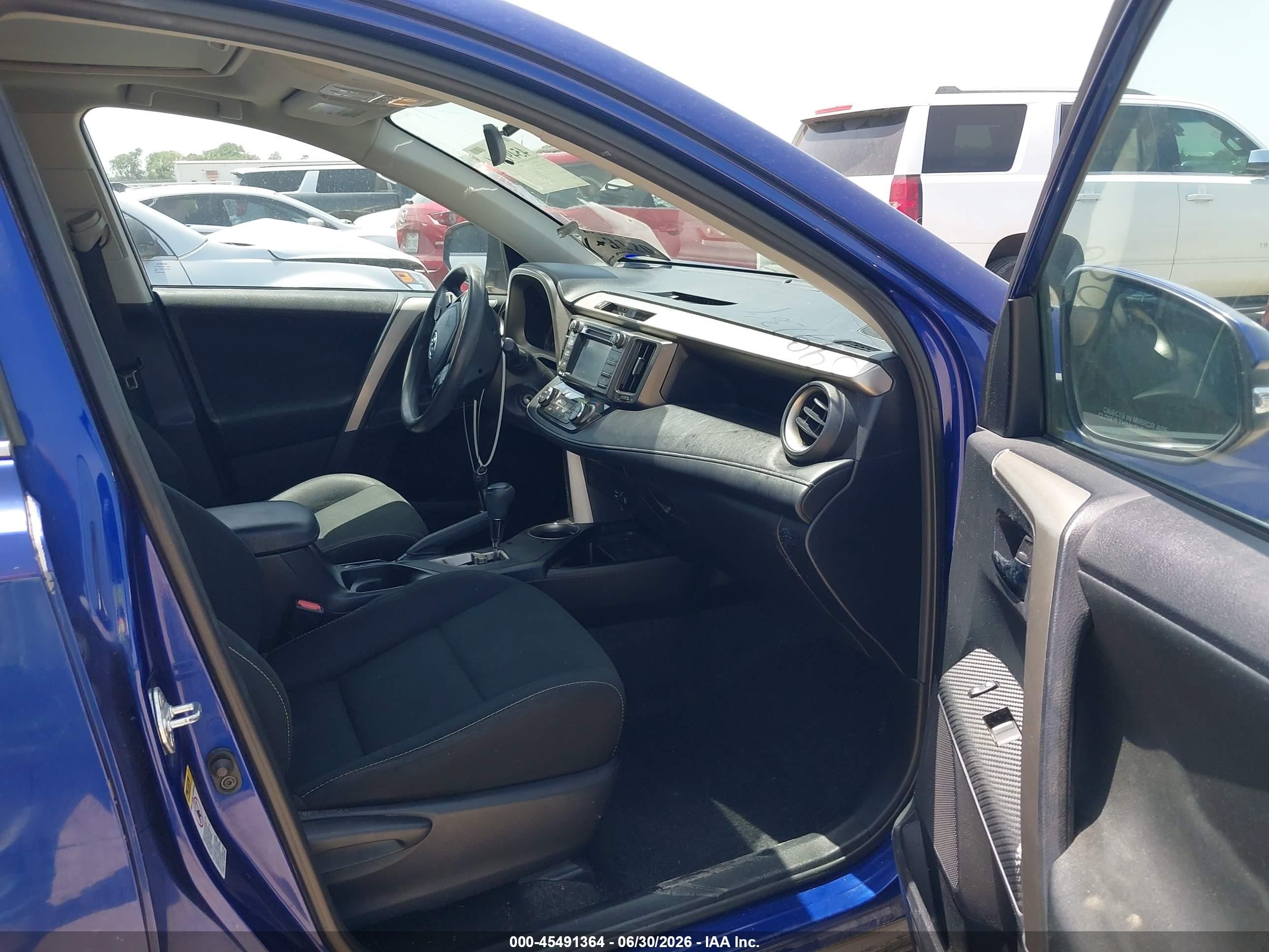 2014 Toyota Rav4 Xle Blue vin: 2T3RFREVXEW132815