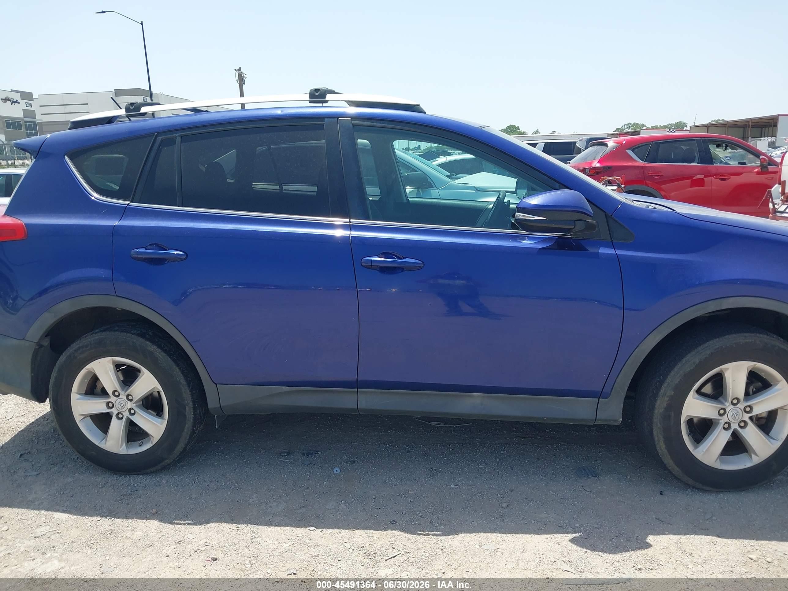 2014 Toyota Rav4 Xle Blue vin: 2T3RFREVXEW132815