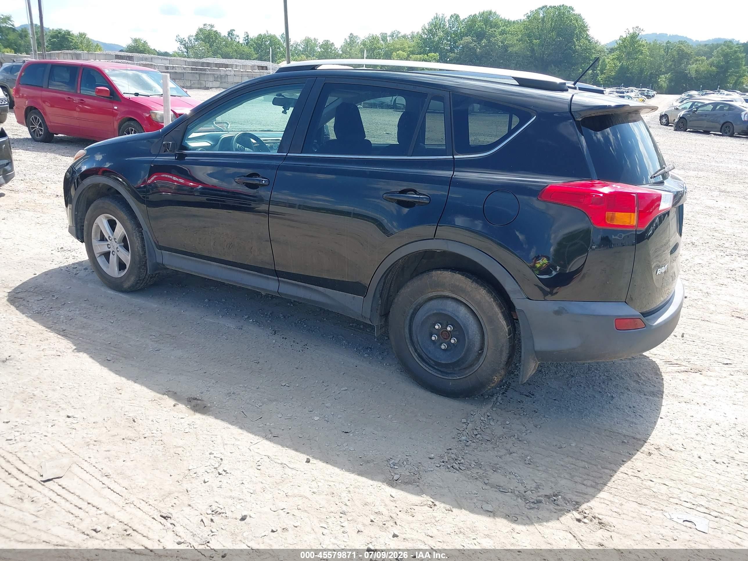 2014 Toyota Rav4 Xle Black vin: 2T3RFREVXEW148612