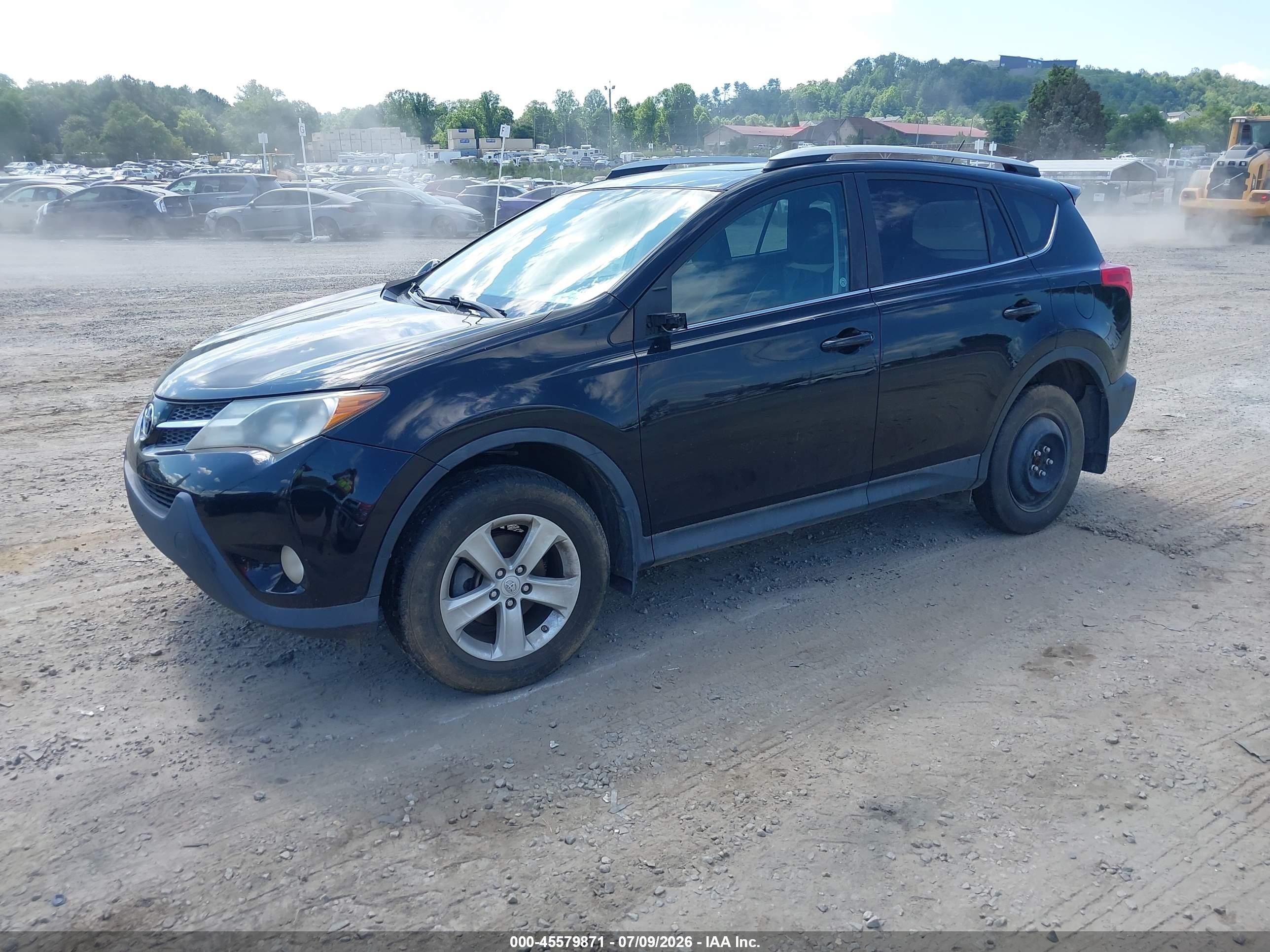 2014 Toyota Rav4 Xle Black vin: 2T3RFREVXEW148612
