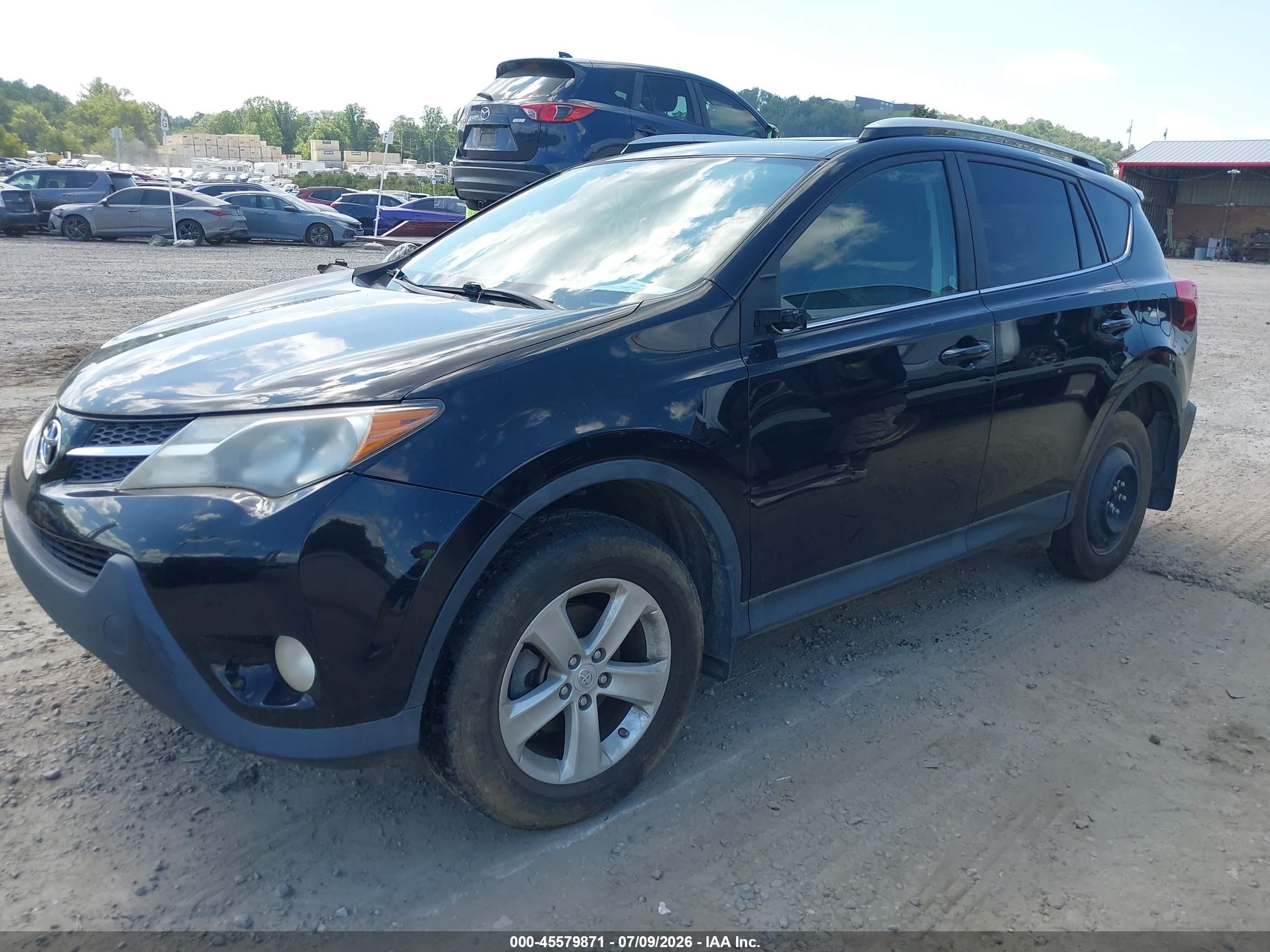 2014 Toyota Rav4 Xle Black vin: 2T3RFREVXEW148612
