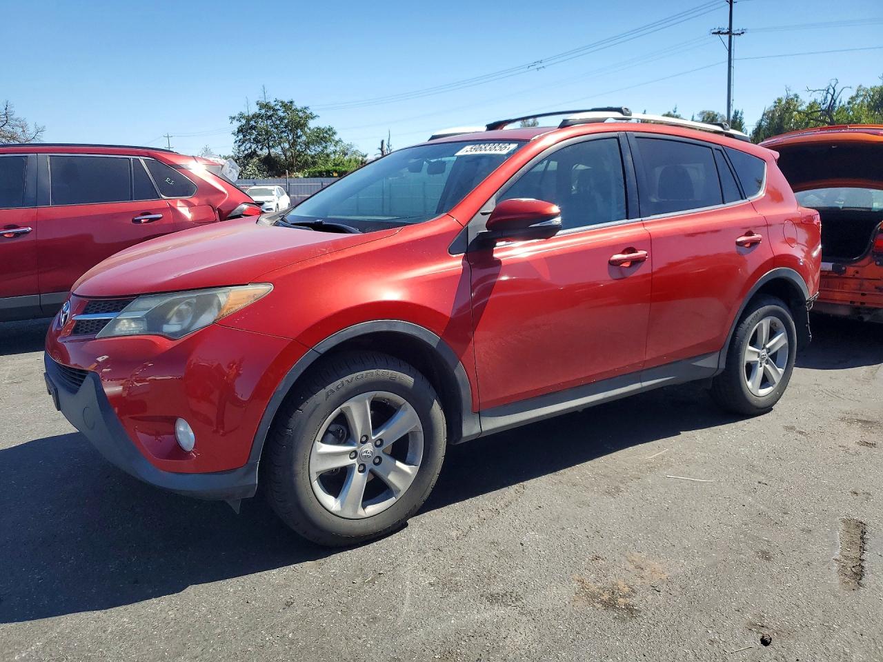 2014 Toyota Rav4 Xle Red vin: 2T3RFREVXEW168908