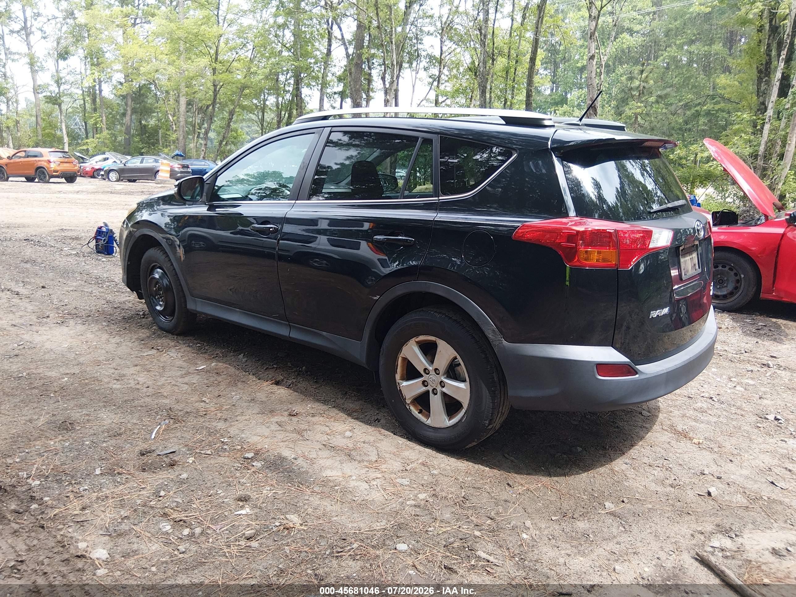 2014 Toyota Rav4 Xle Black vin: 2T3RFREVXEW182095
