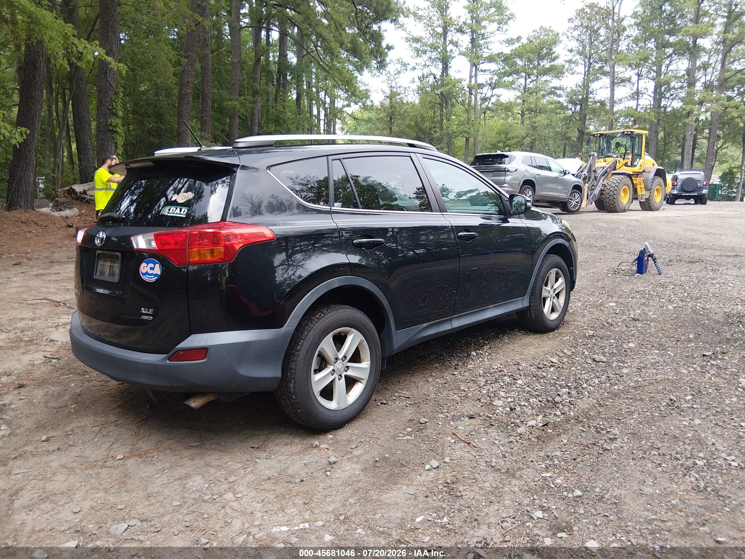 2014 Toyota Rav4 Xle Black vin: 2T3RFREVXEW182095