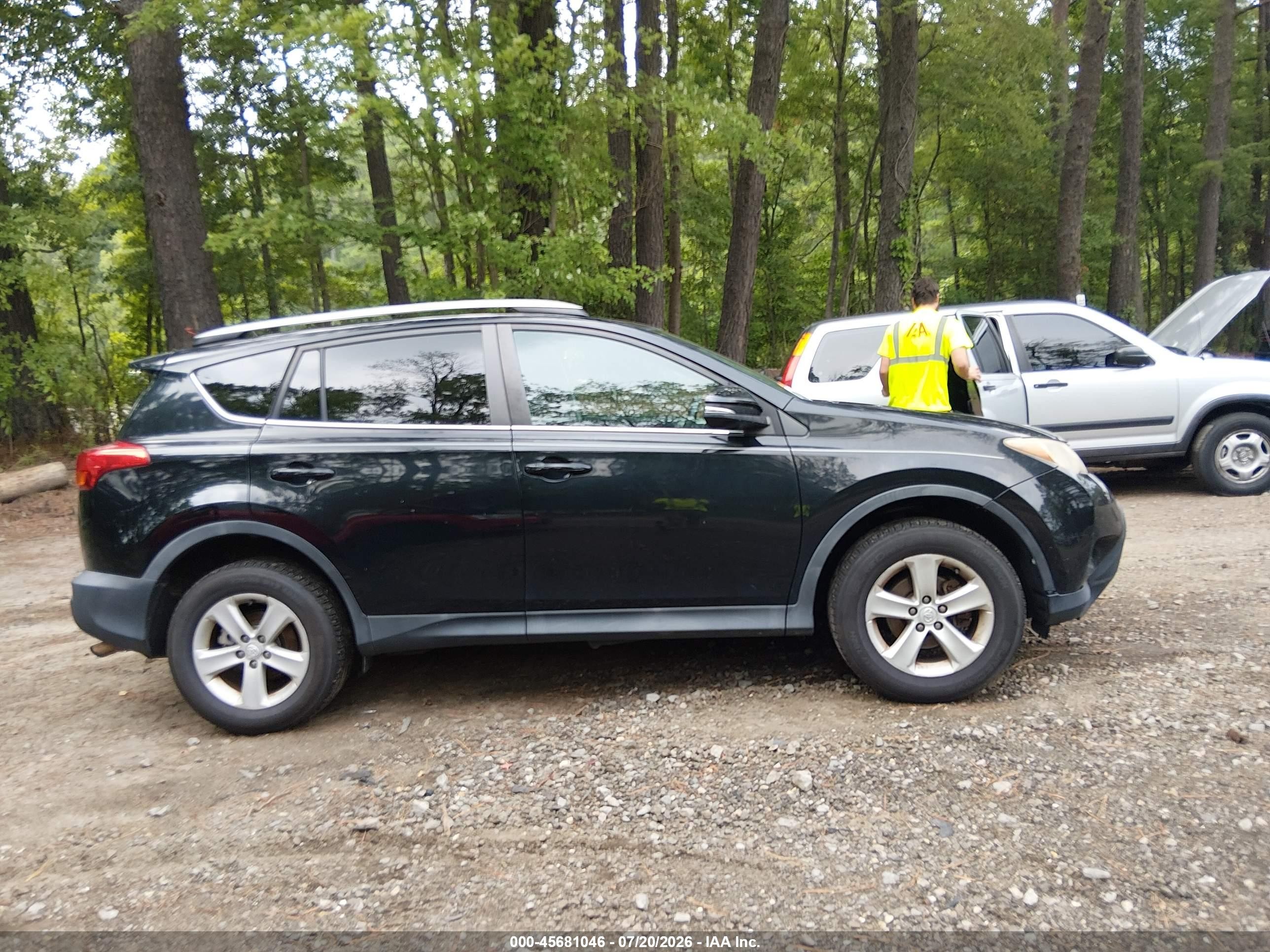 2014 Toyota Rav4 Xle Black vin: 2T3RFREVXEW182095